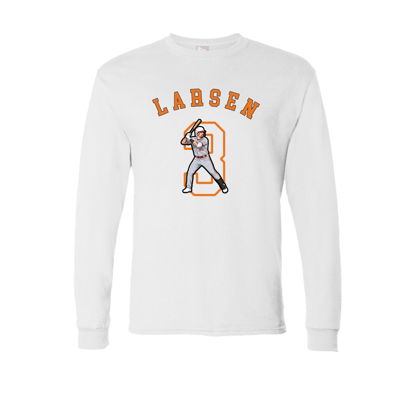 Long Sleeve Tee — Shirsey Arch in White