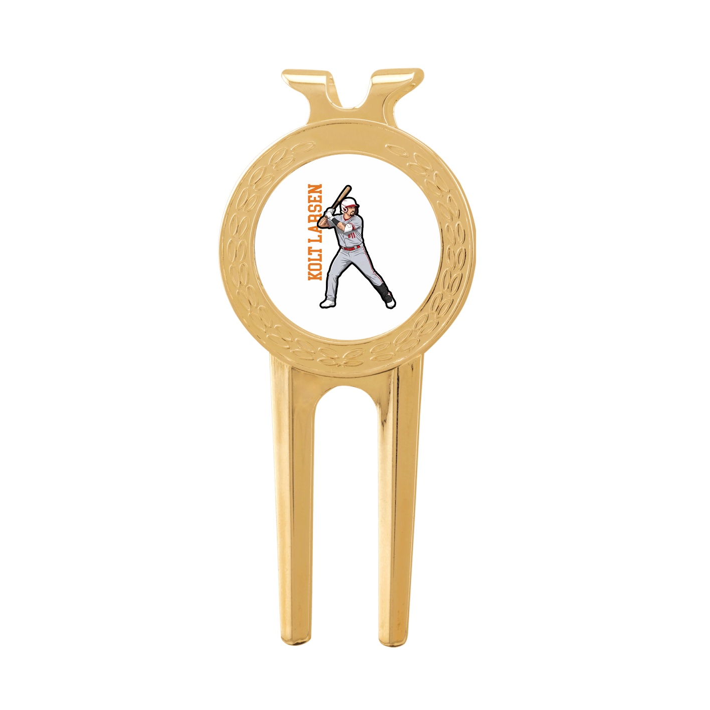Divot Tool with Ball Marker — Name Vertical in Classic