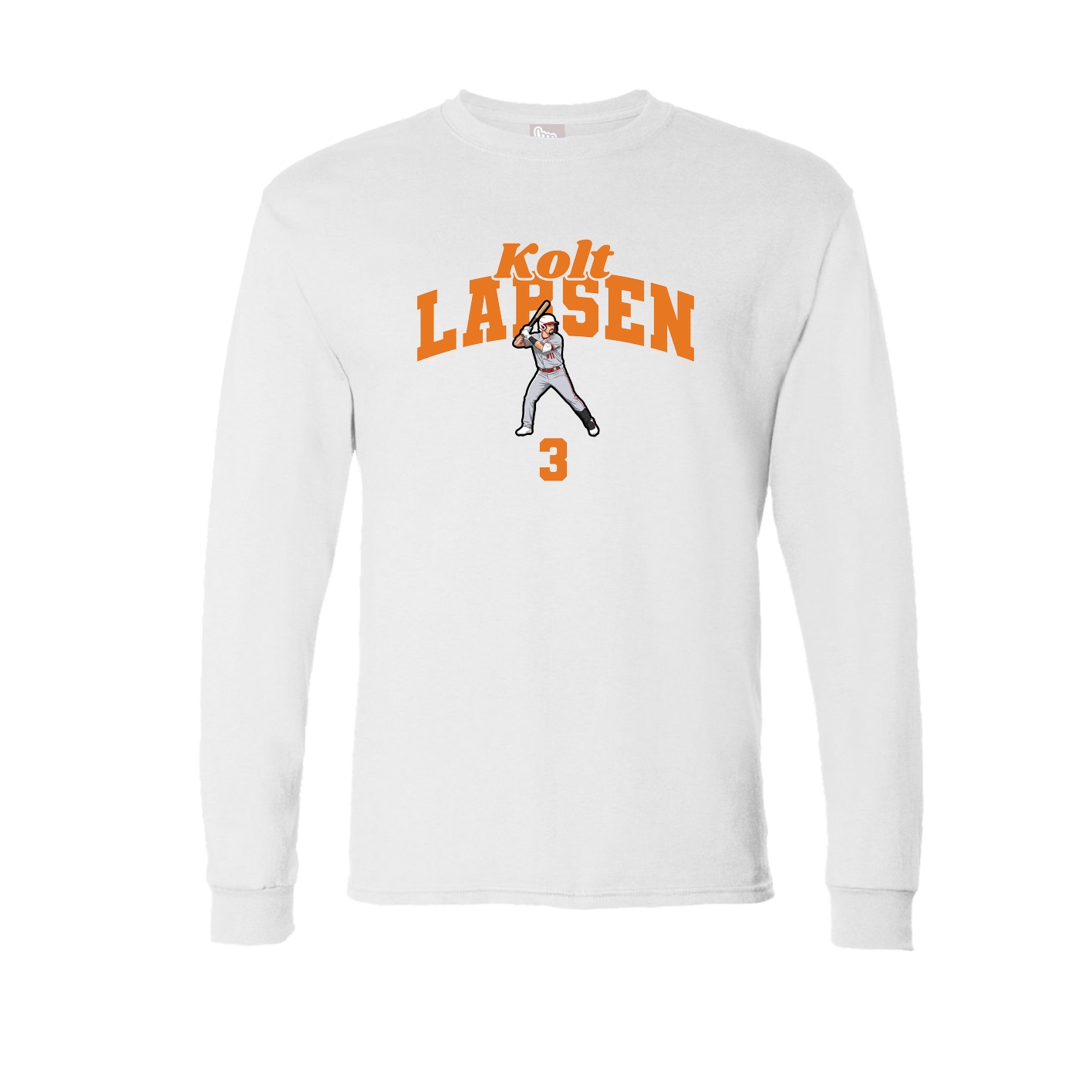 Long Sleeve Tee — Signature Arch in White