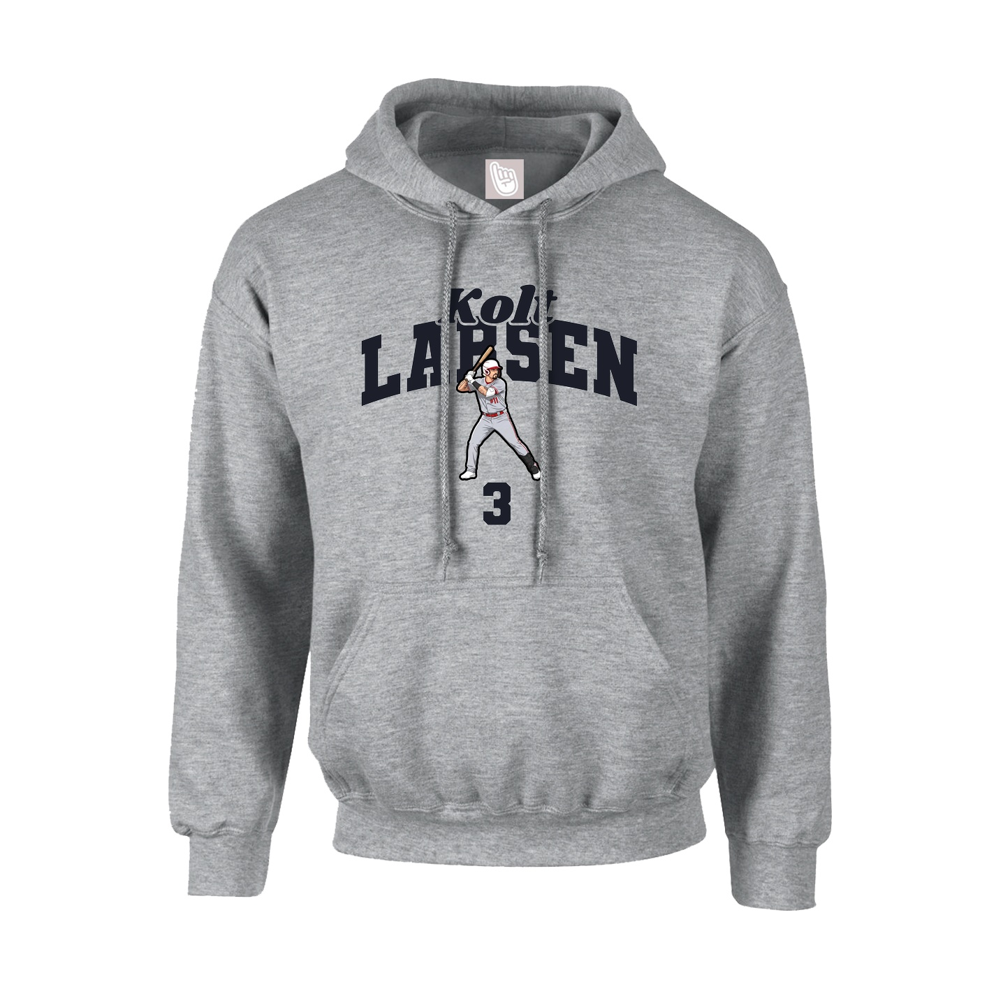 Hoodie — Signature Arch in Grey