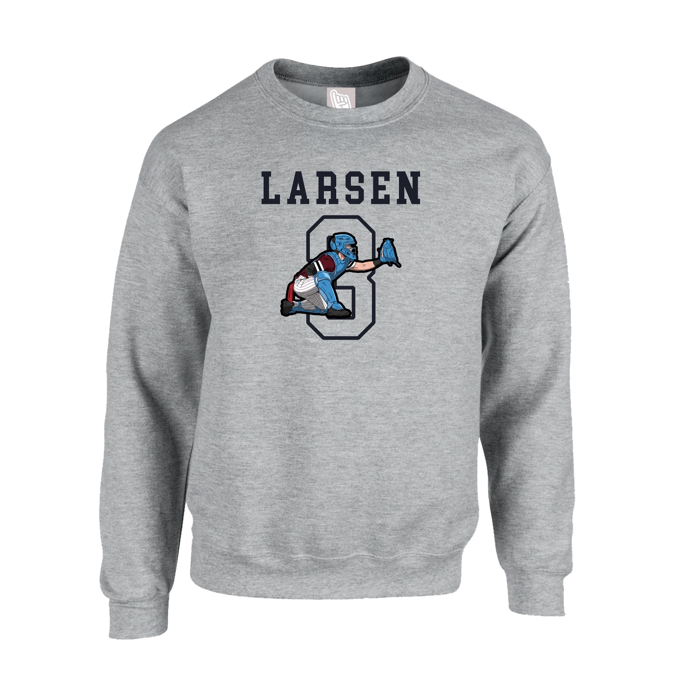 Fleece Crew — Shirsey in Grey