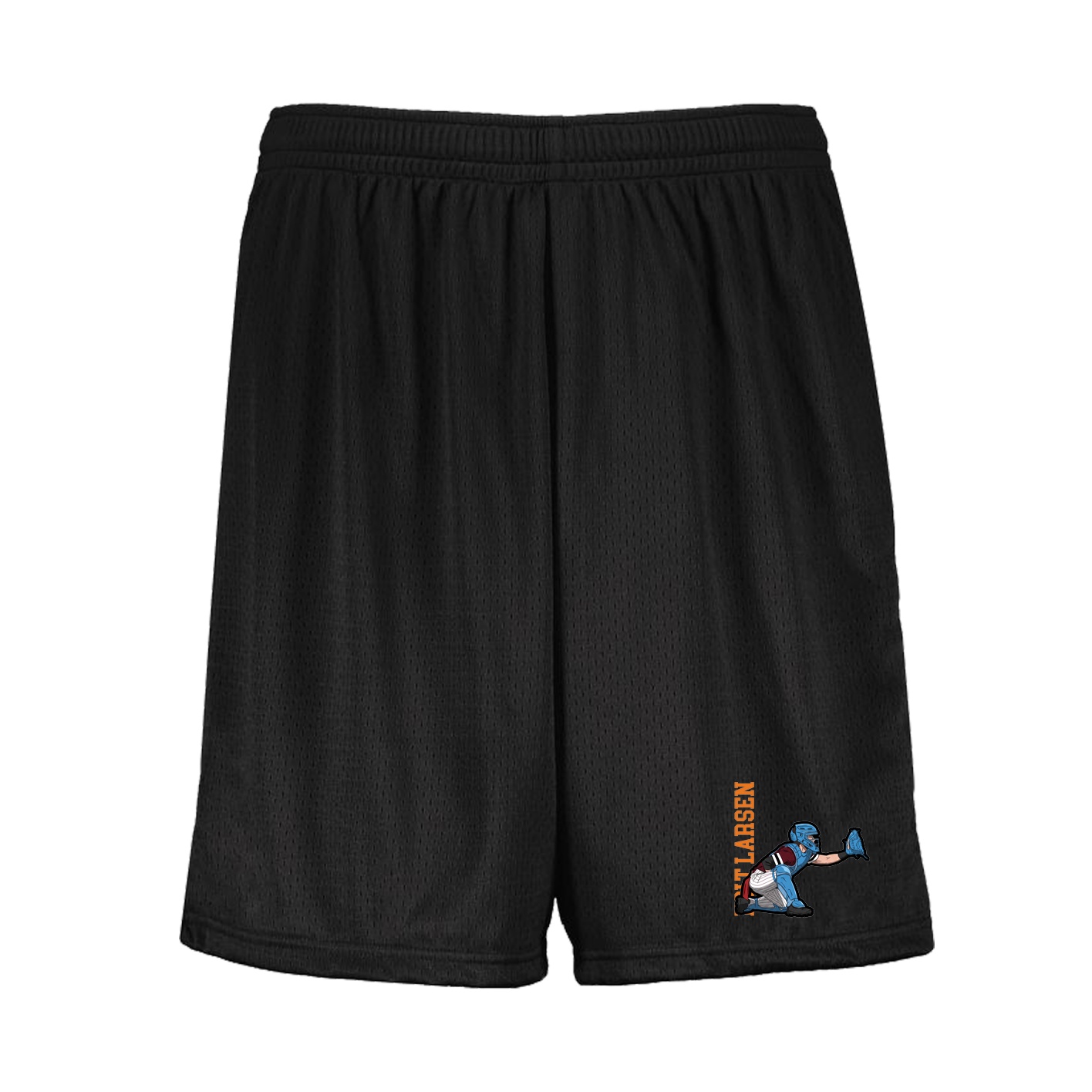 Shorts — Name Vertical in Black