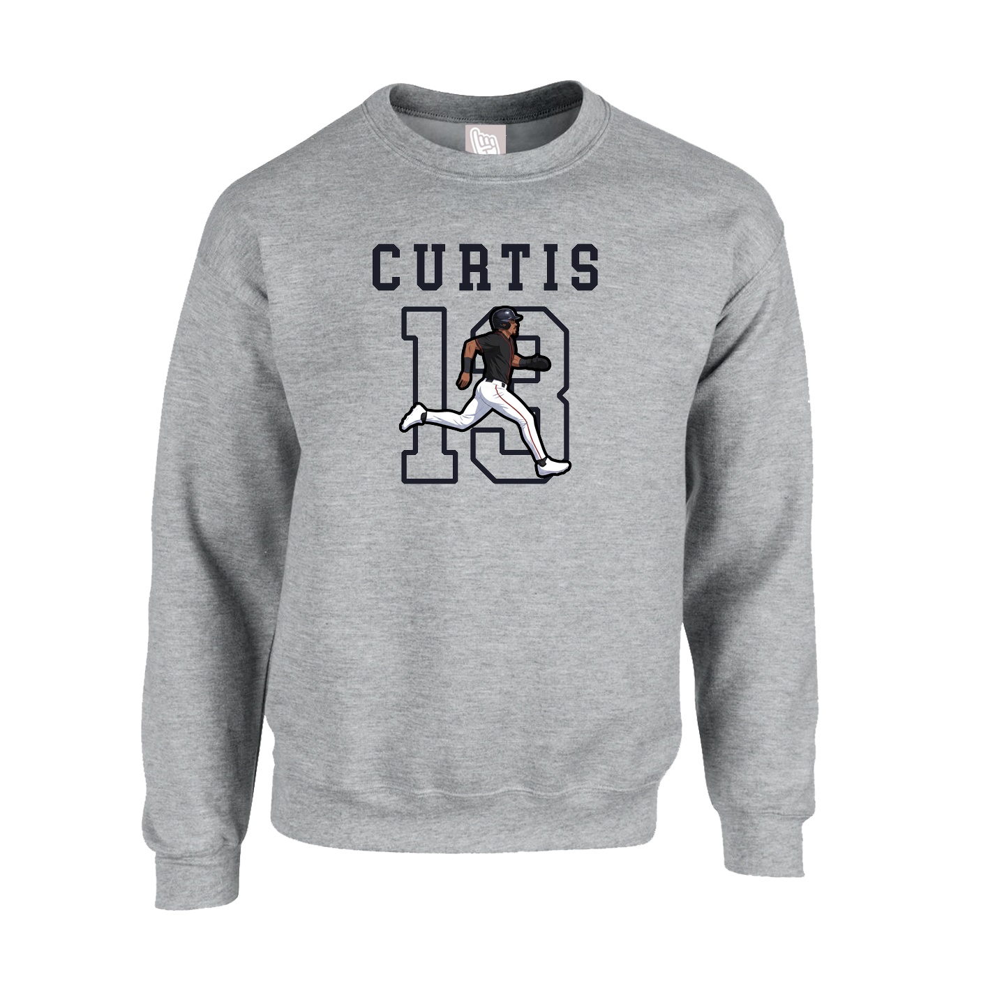 Fleece Crew — Shirsey in Grey