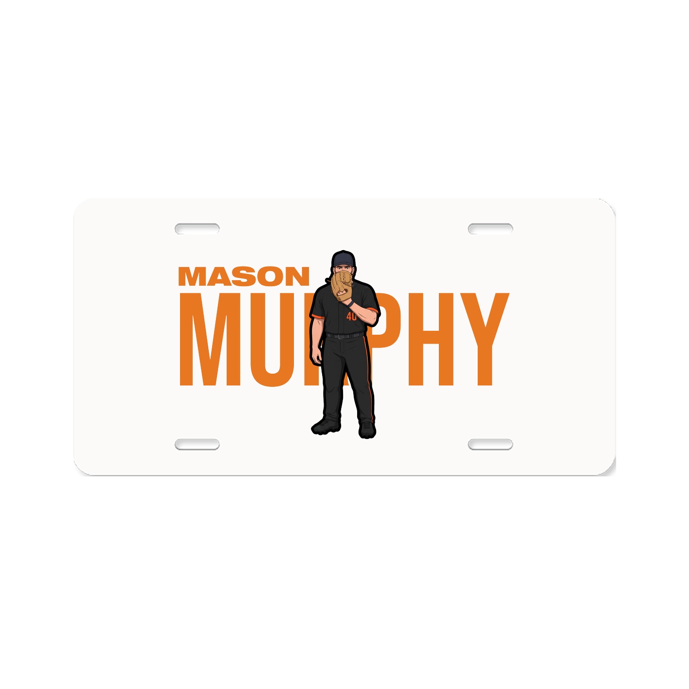 License Plate — Player Name in Classic
