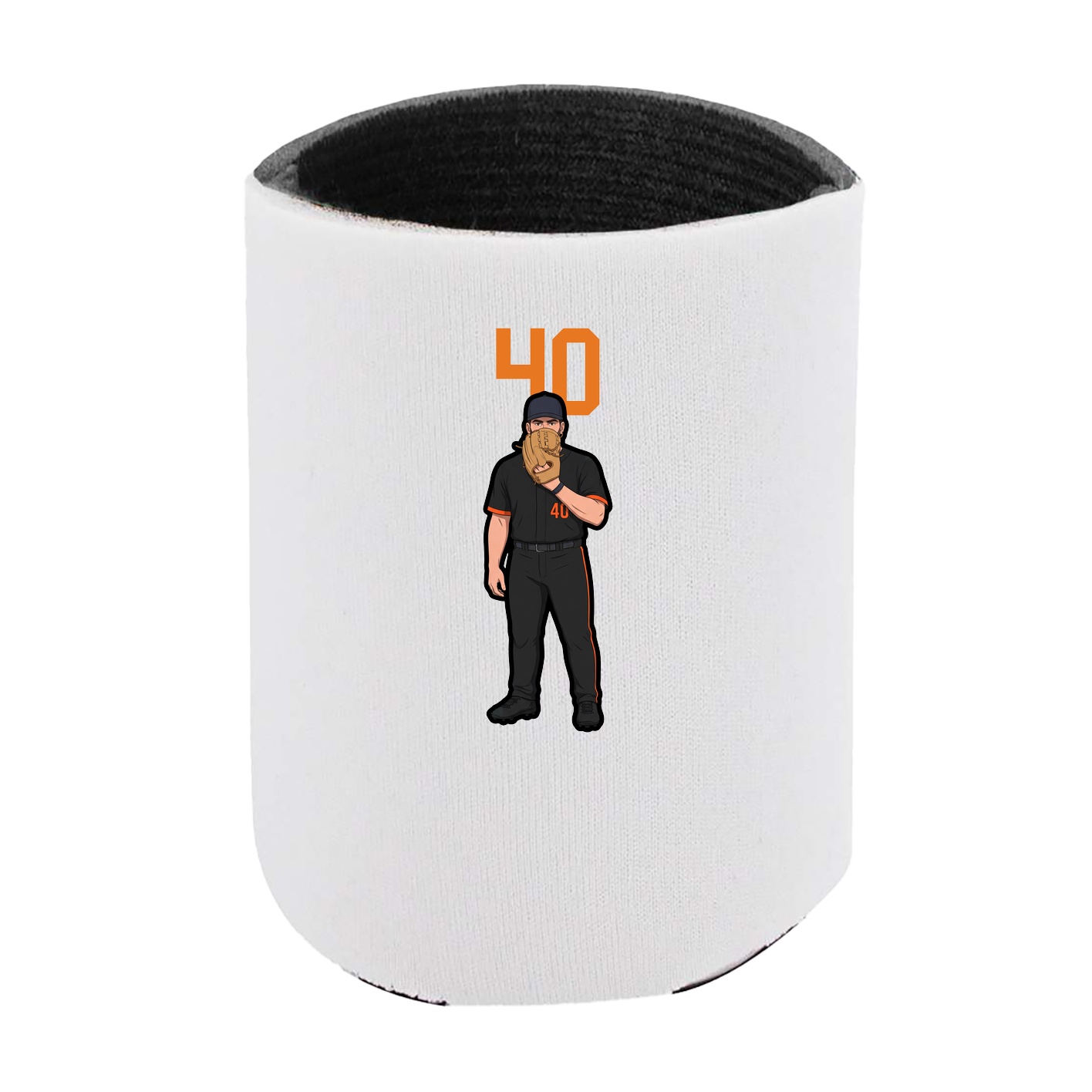 Can Holder — Number Top in White