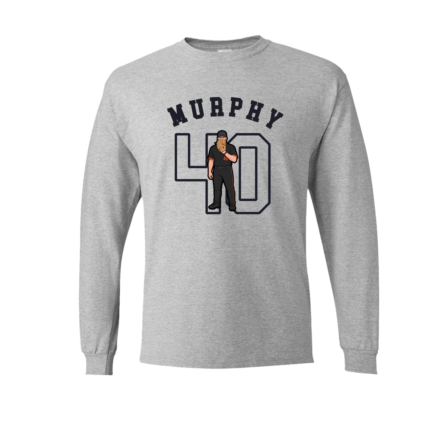 Long Sleeve Tee — Shirsey Arch in Grey