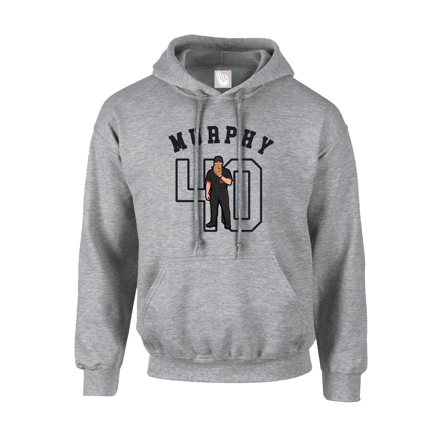 Youth Hoodie — Shirsey Arch in Grey