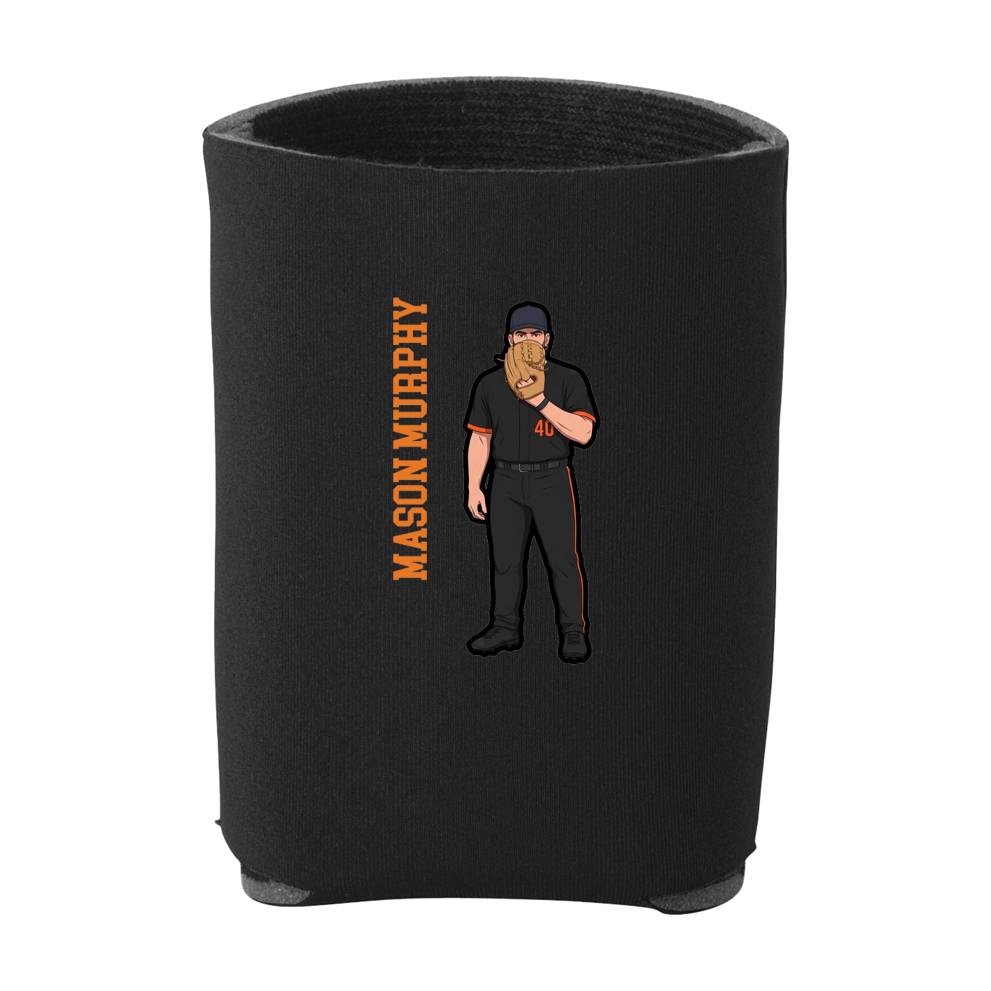 Can Holder — Name Vertical in Black
