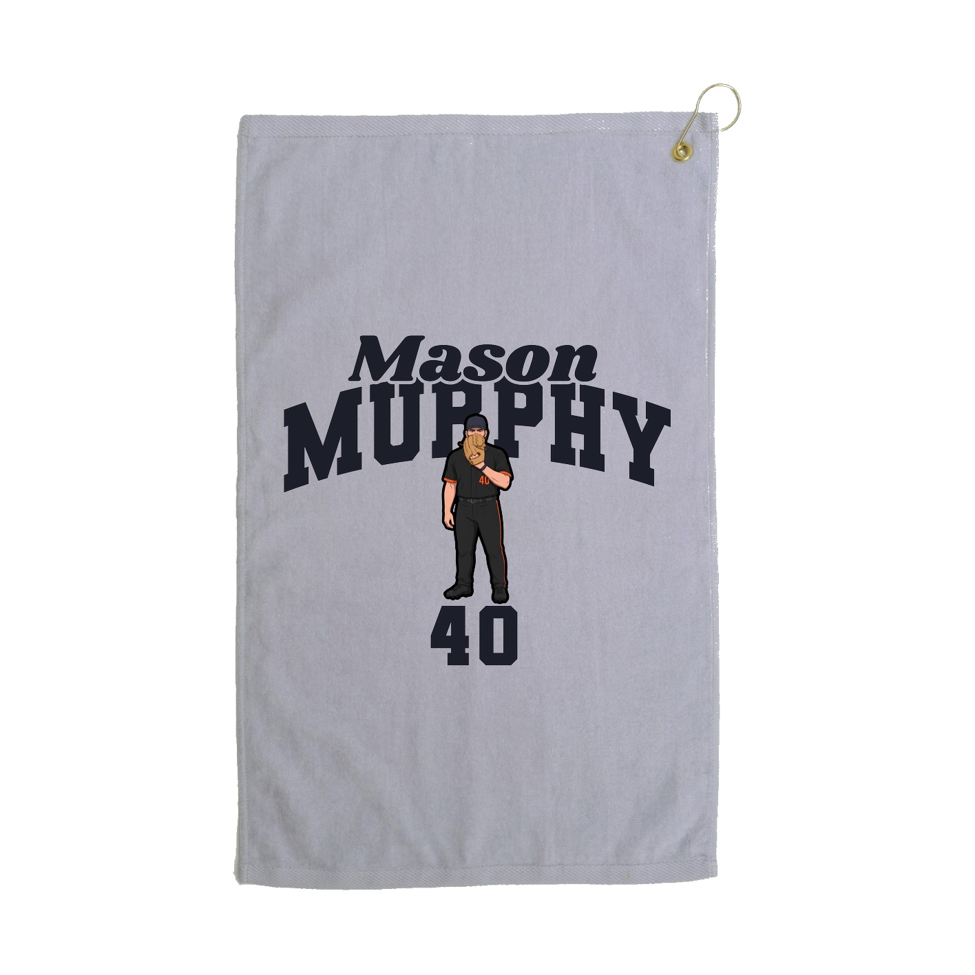 Golf Towel — Signature Arch in Grey