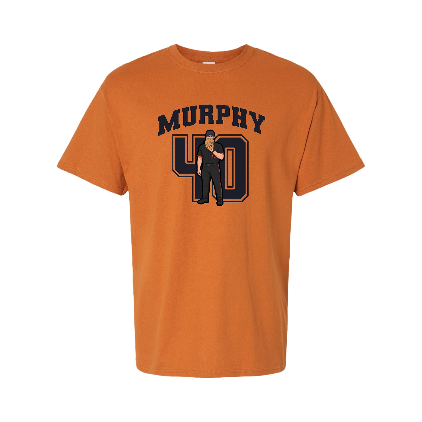 Tee — Number in Orange