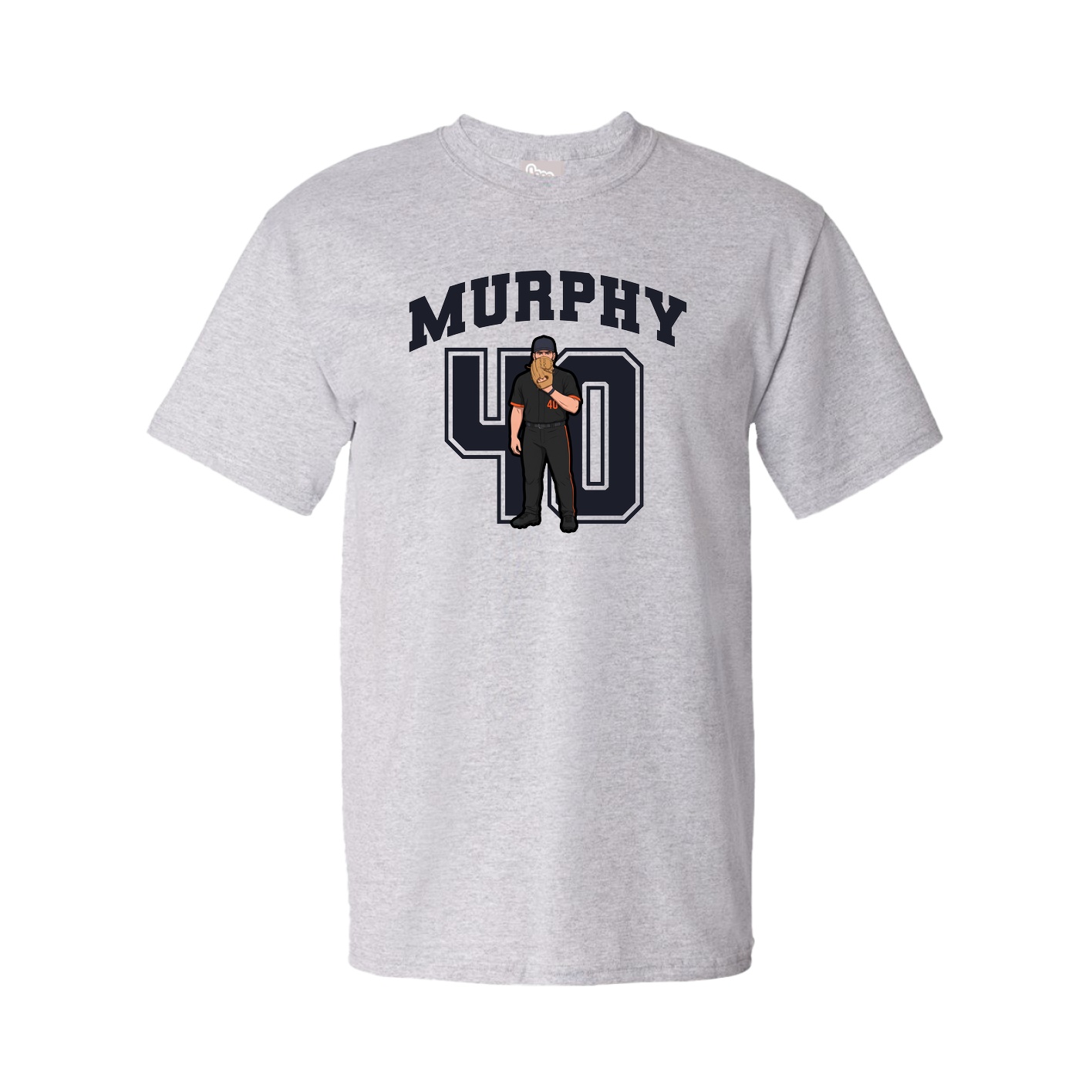Youth Tee — Number in Grey