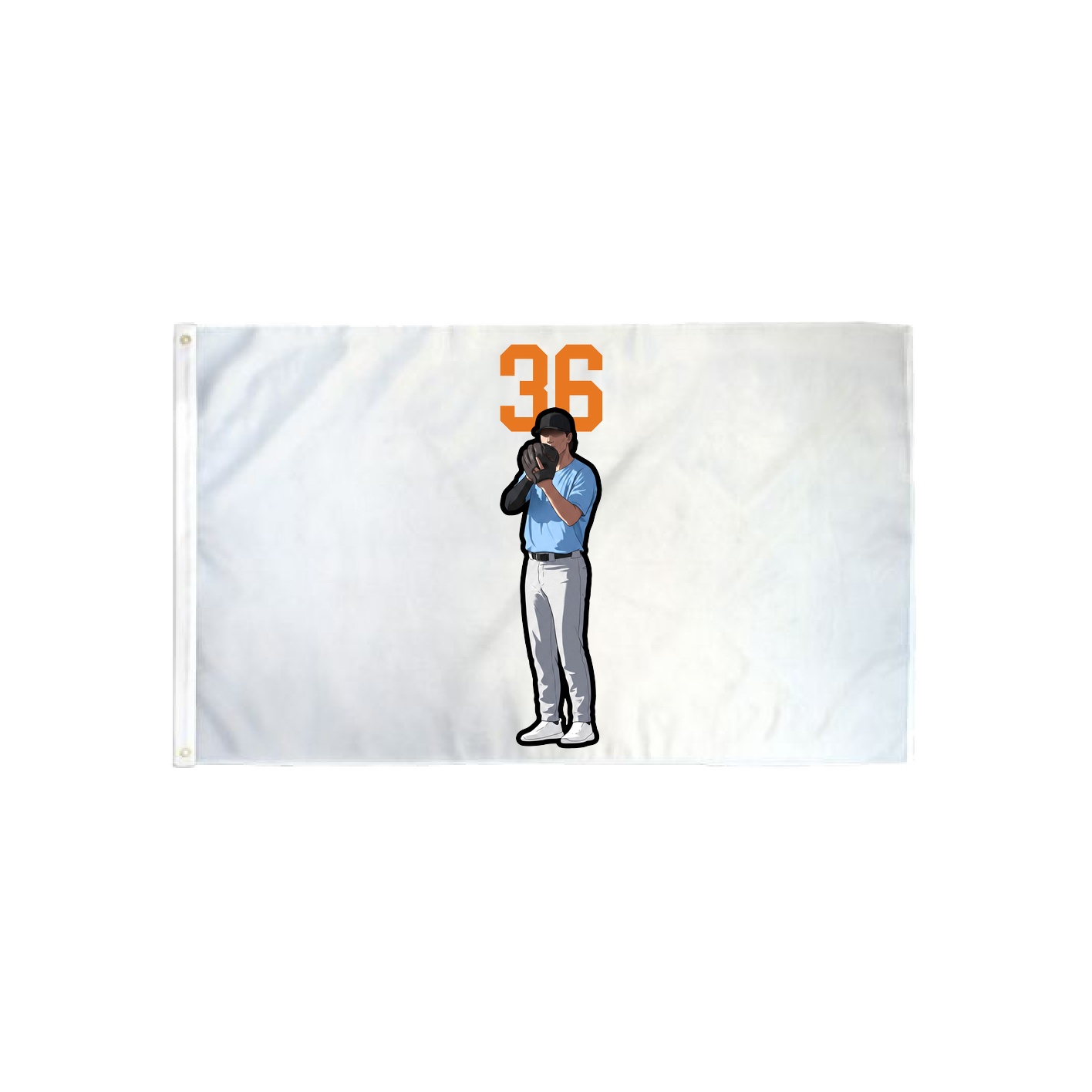 3x5 Flag — Number Top in Classic