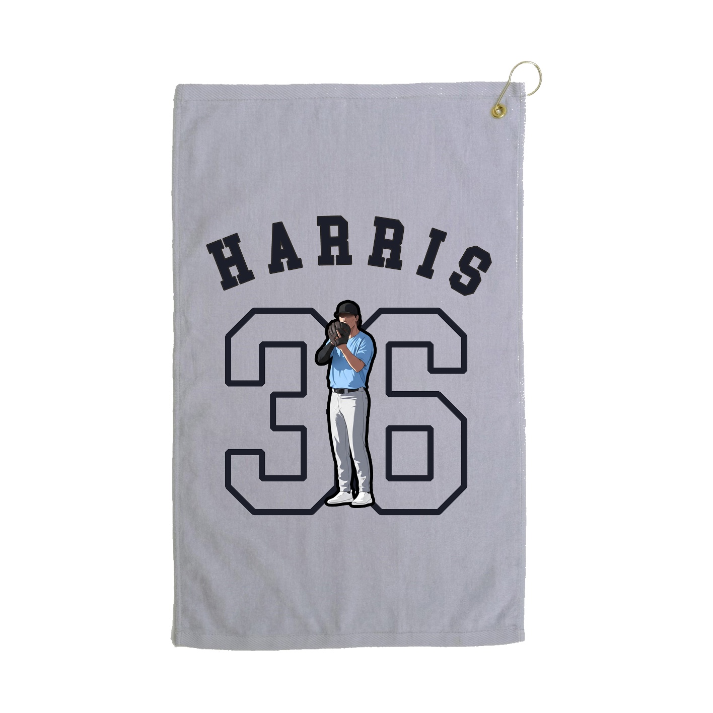Golf Towel — Shirsey Arch in Grey