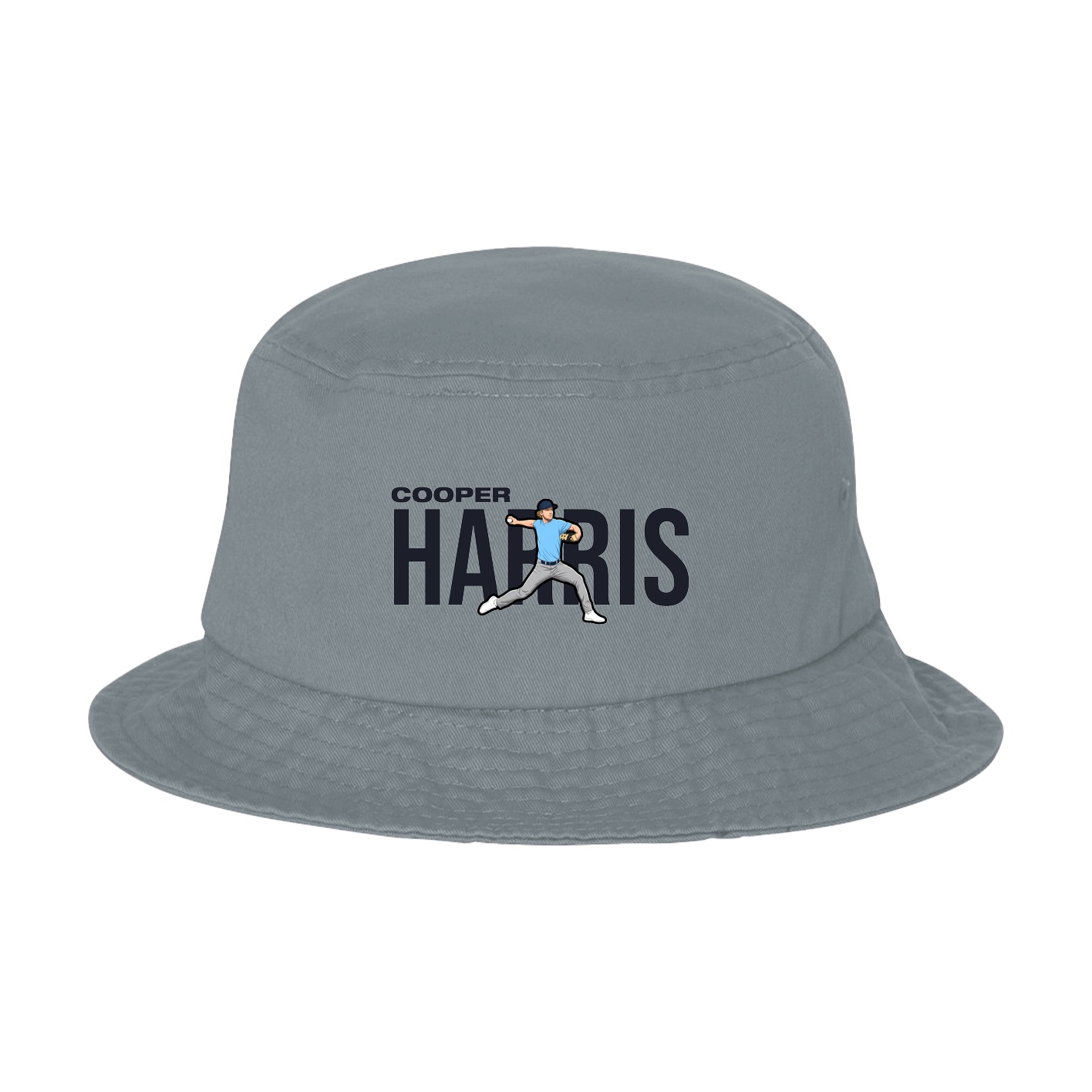 Bucket Cap — Player Name in Grey
