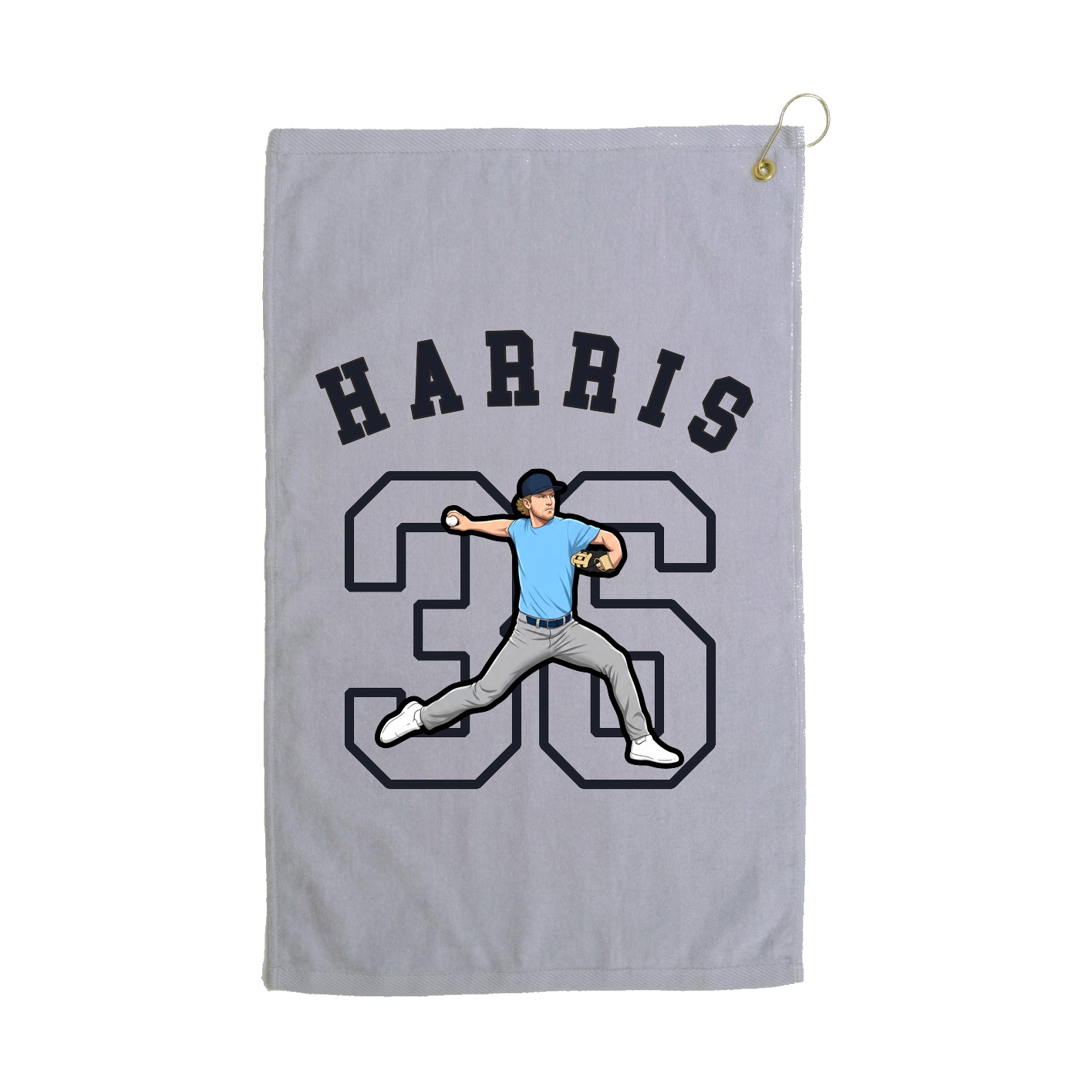 Golf Towel — Shirsey Arch in Grey