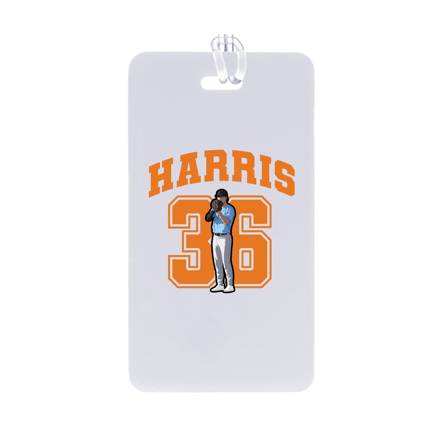 Bag Tag — Number in Classic