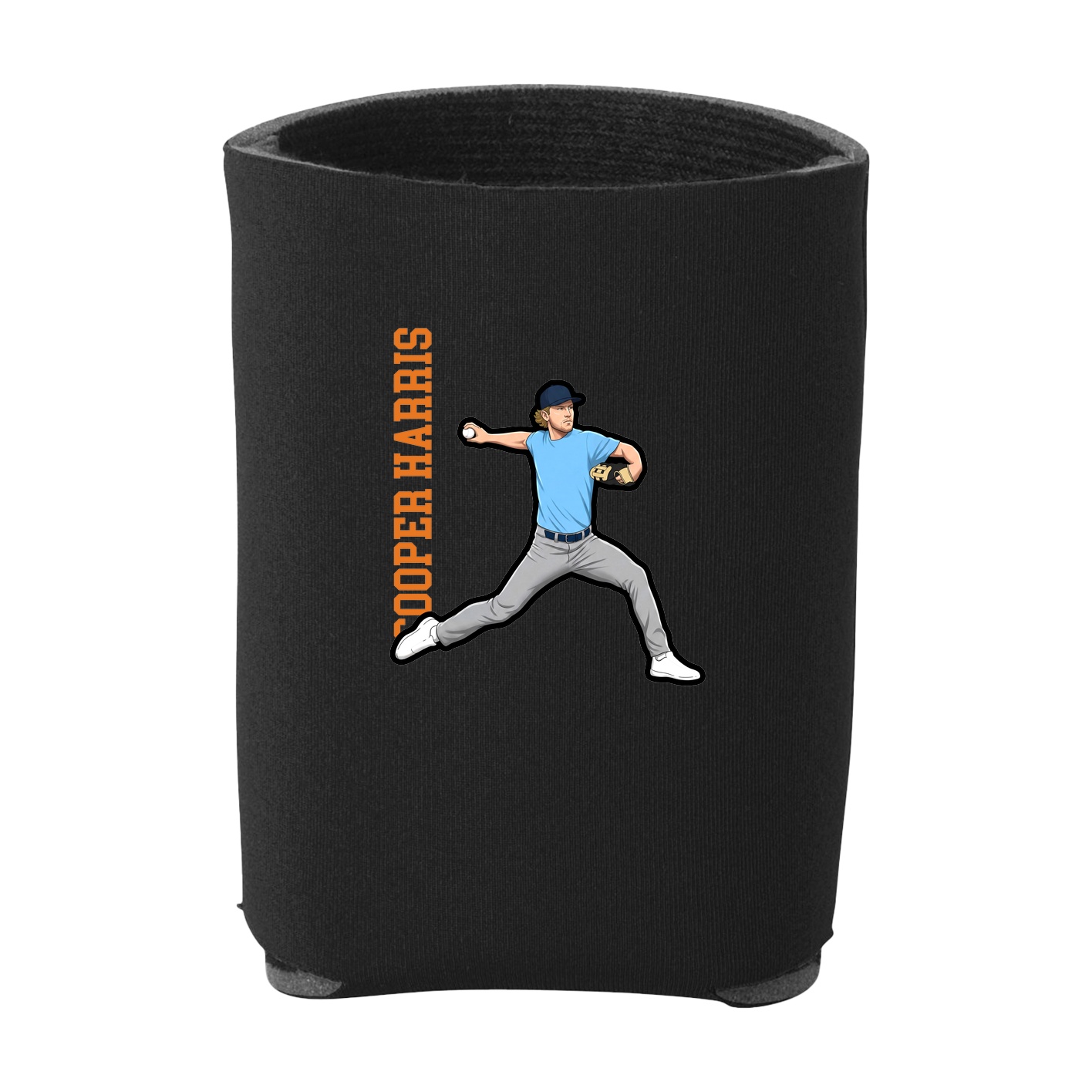Can Holder — Name Vertical in Black