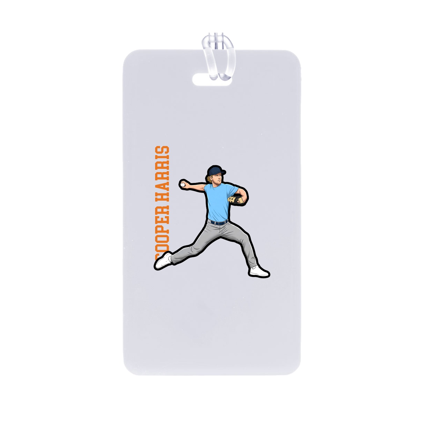 Bag Tag — Name Vertical in Classic