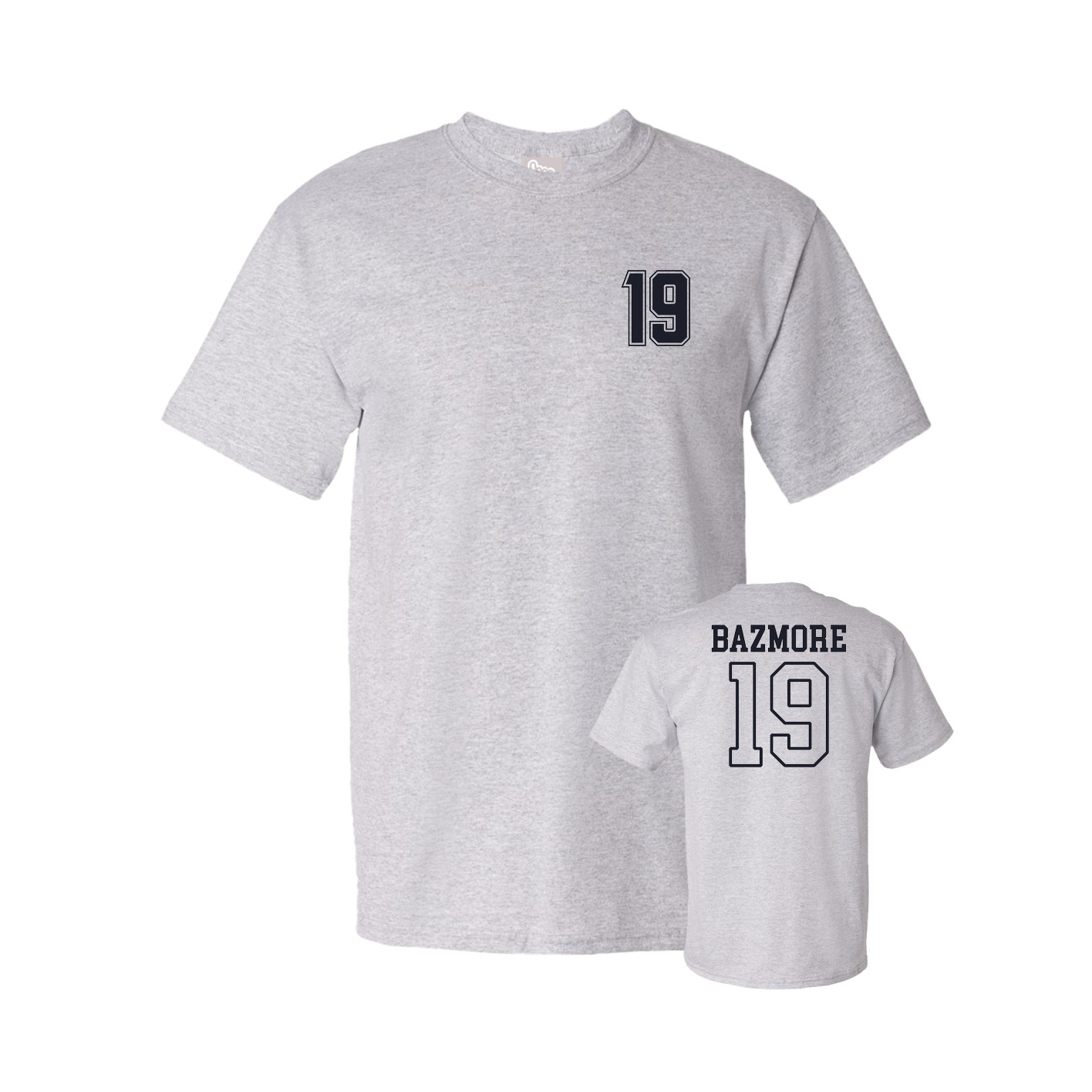 Tee — Chest Back in Grey