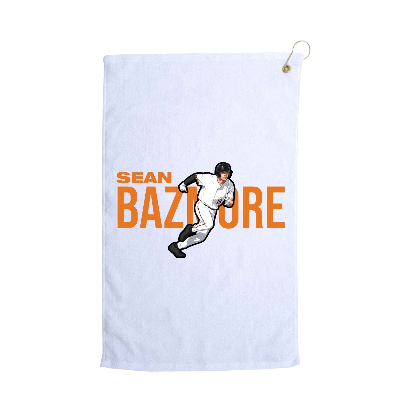 Golf Towel — Player Name in White