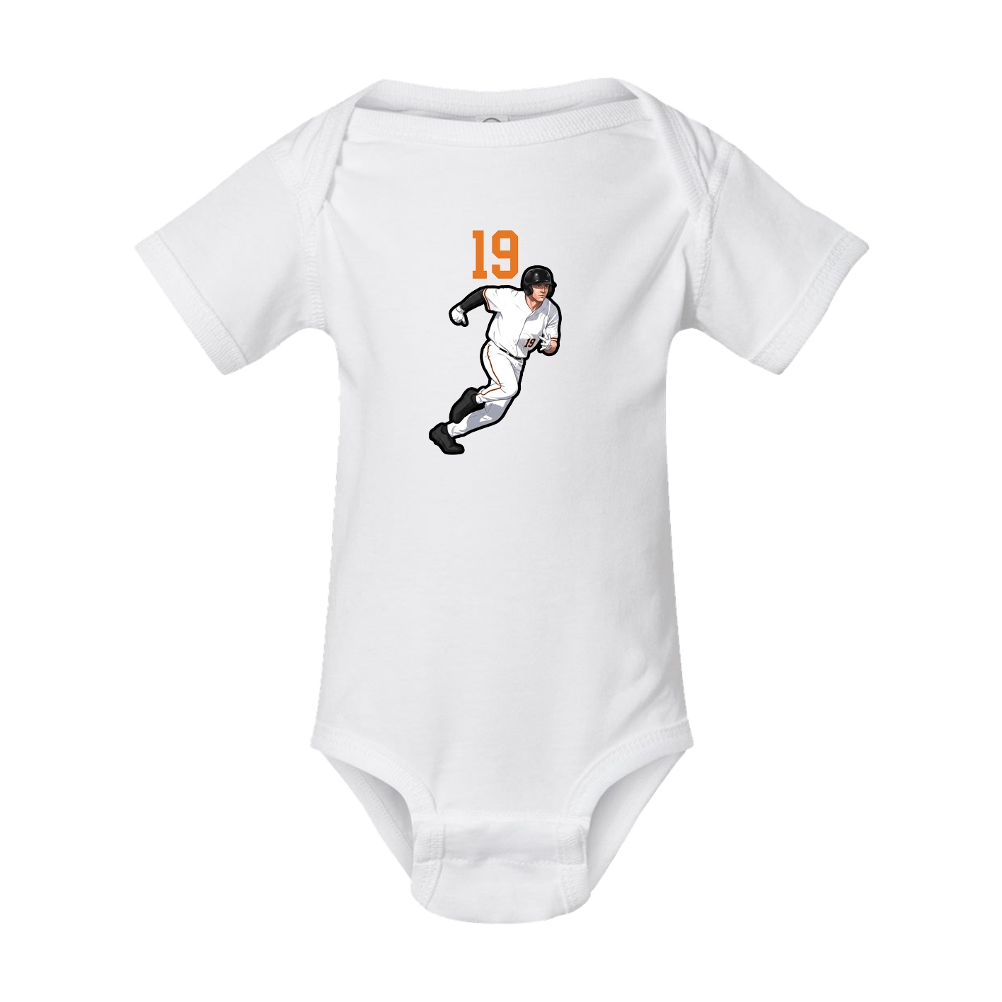 Baby Onesie — Number Top in White