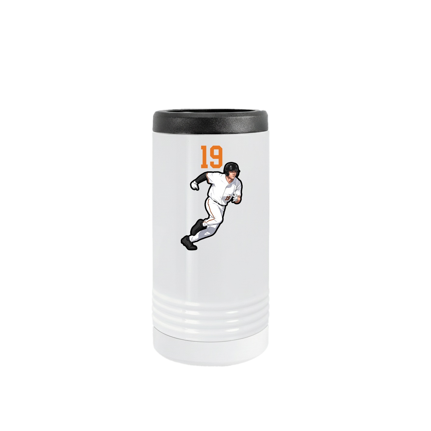 Slim Beverage Holder — Number Top in White