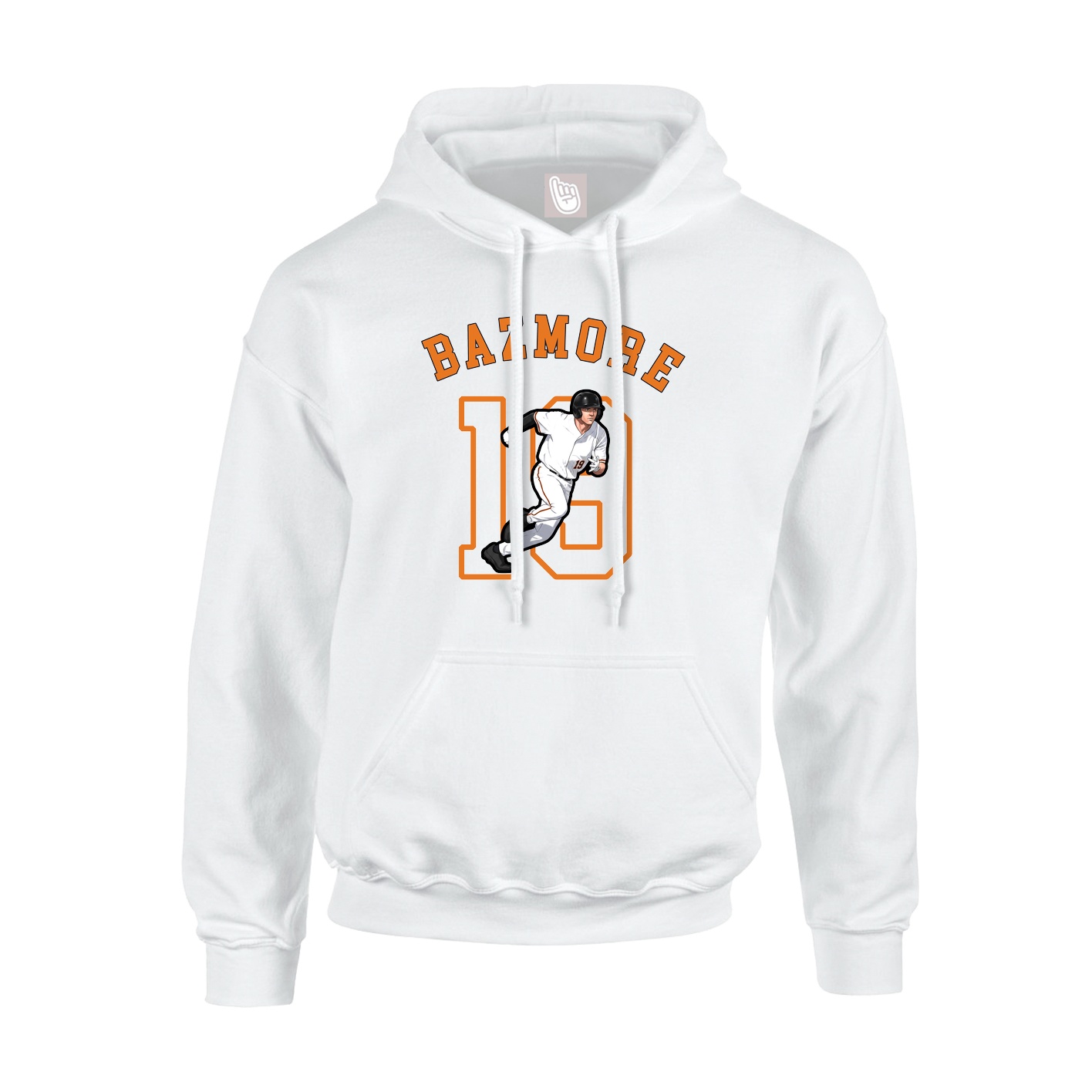 Hoodie — Shirsey Arch in White