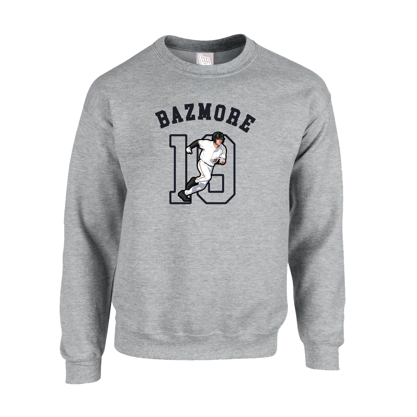 Fleece Crew — Shirsey Arch in Grey