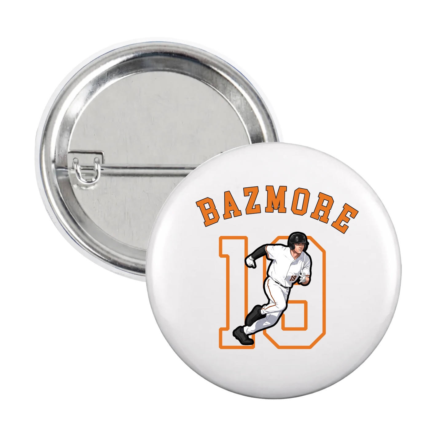 Game Day Button — Shirsey Arch in White
