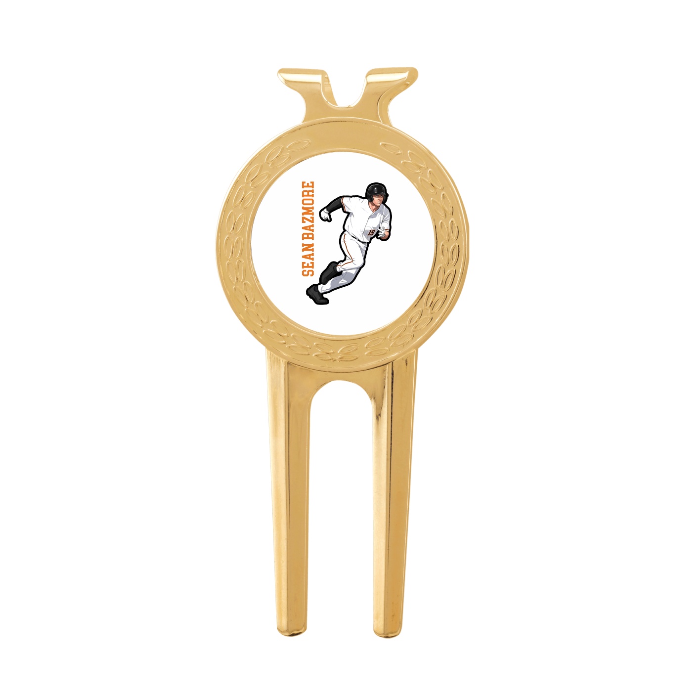 Divot Tool with Ball Marker — Name Vertical in Classic