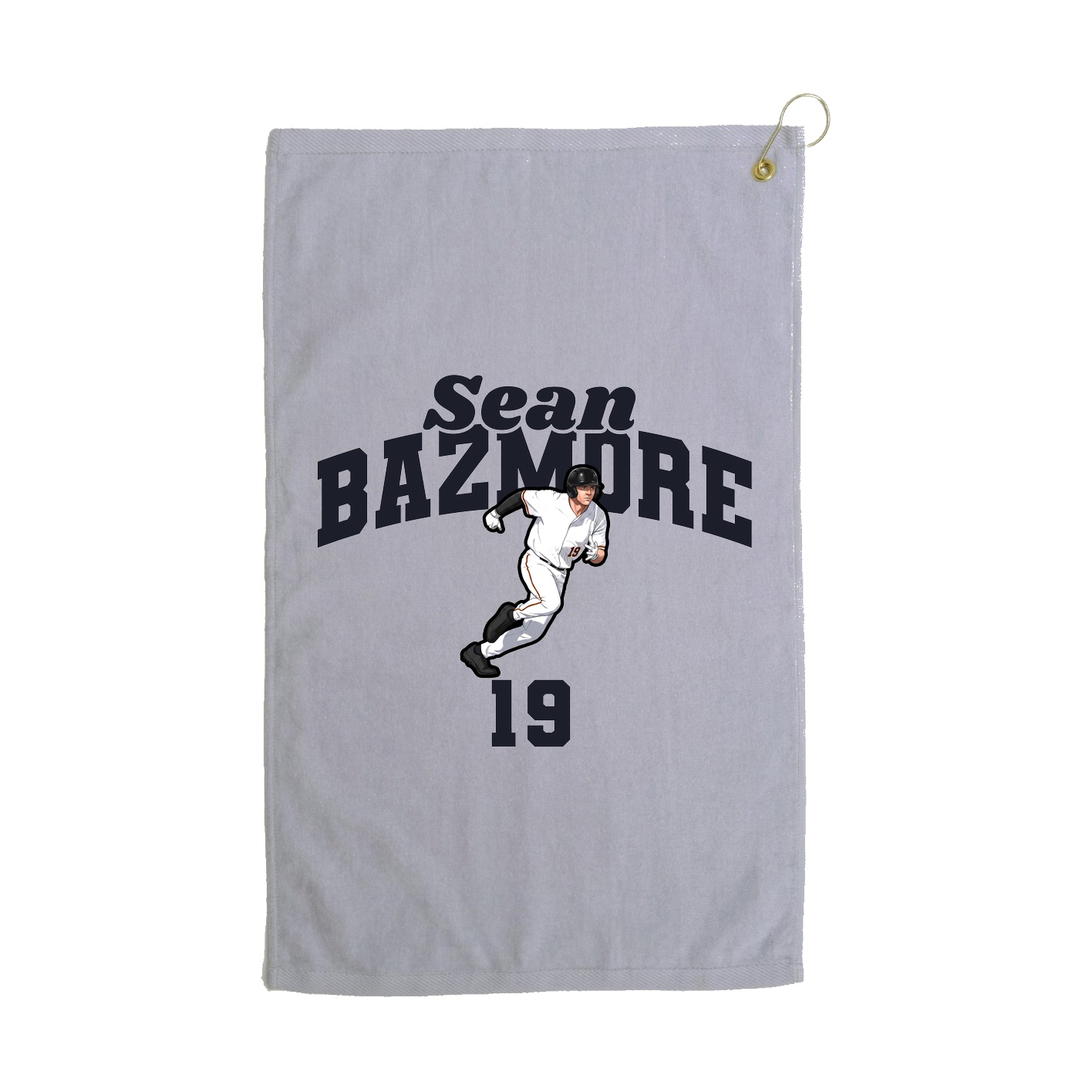 Golf Towel — Signature Arch in Grey