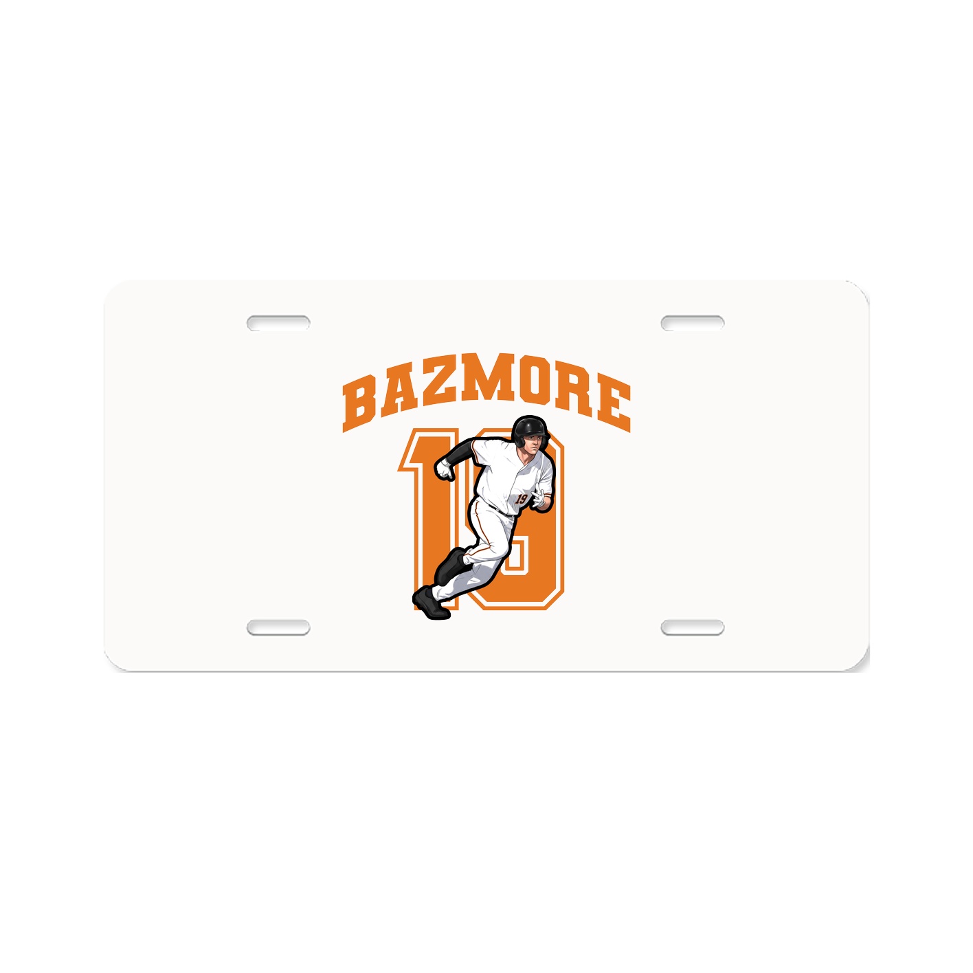 License Plate — Number in Classic