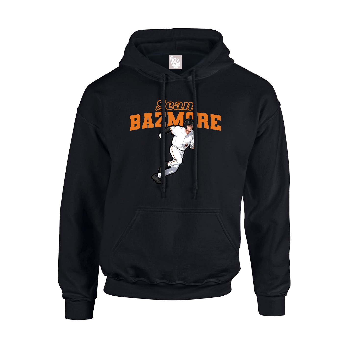 Hoodie — Name Arch in Black