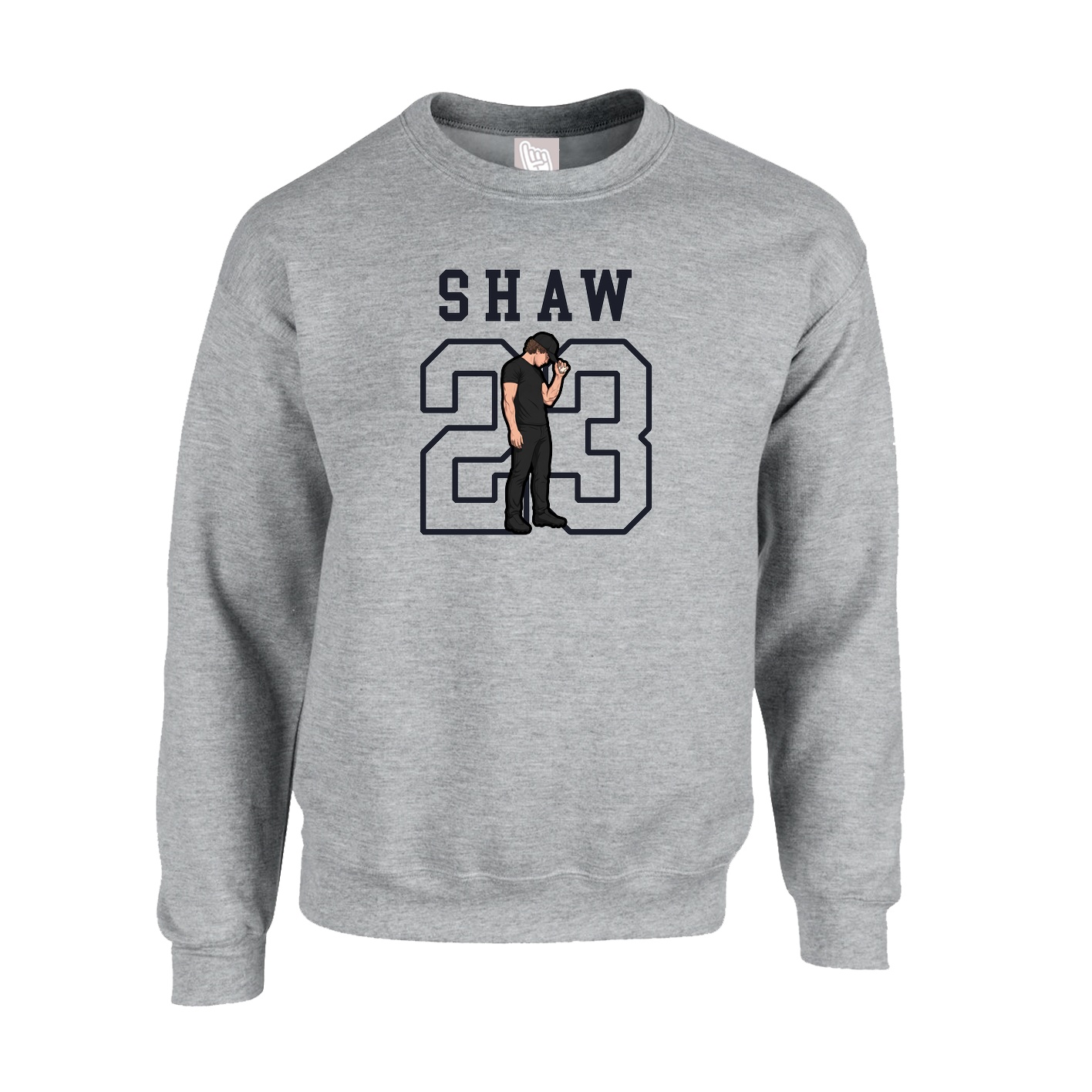 Fleece Crew — Shirsey in Grey
