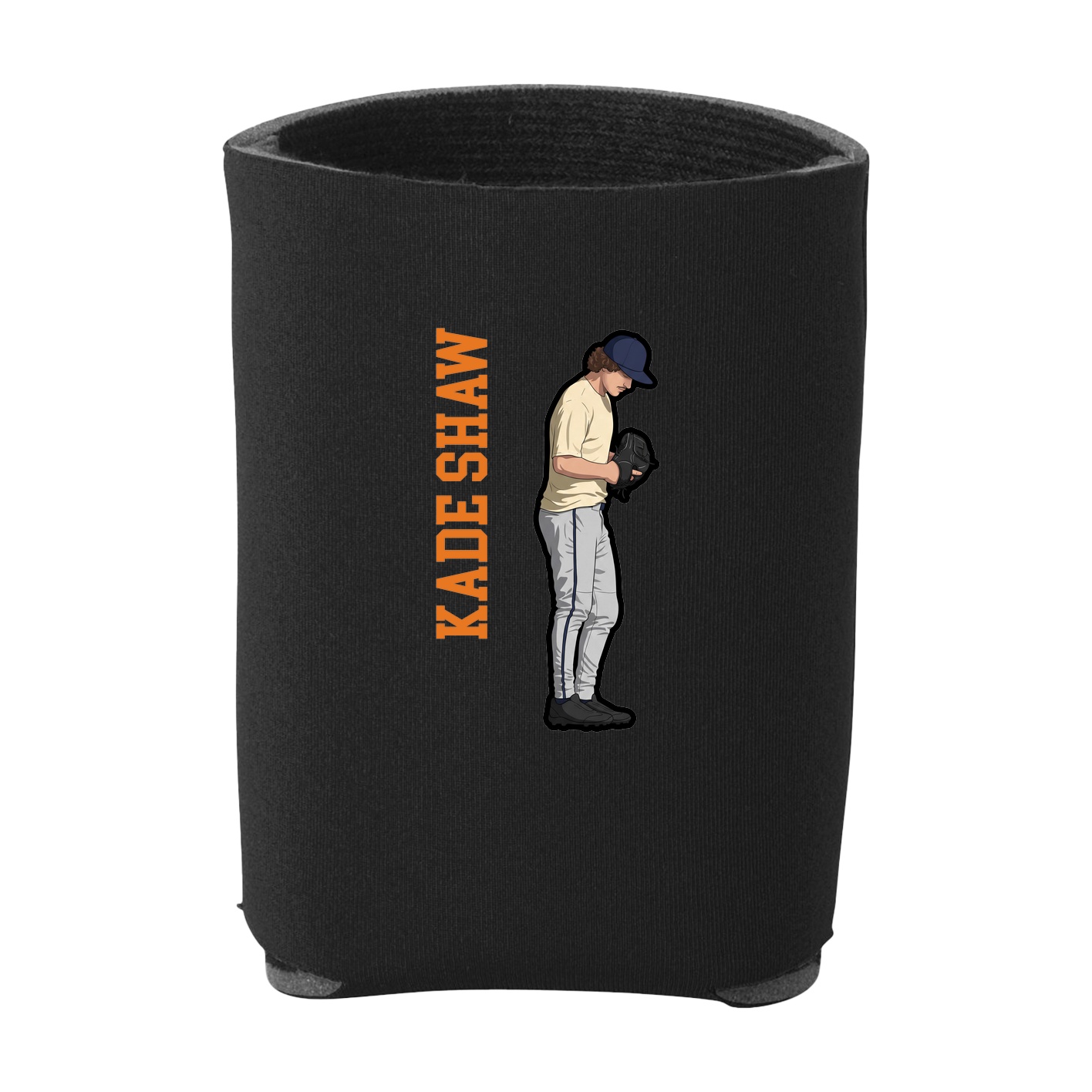 Can Holder — Name Vertical in Black