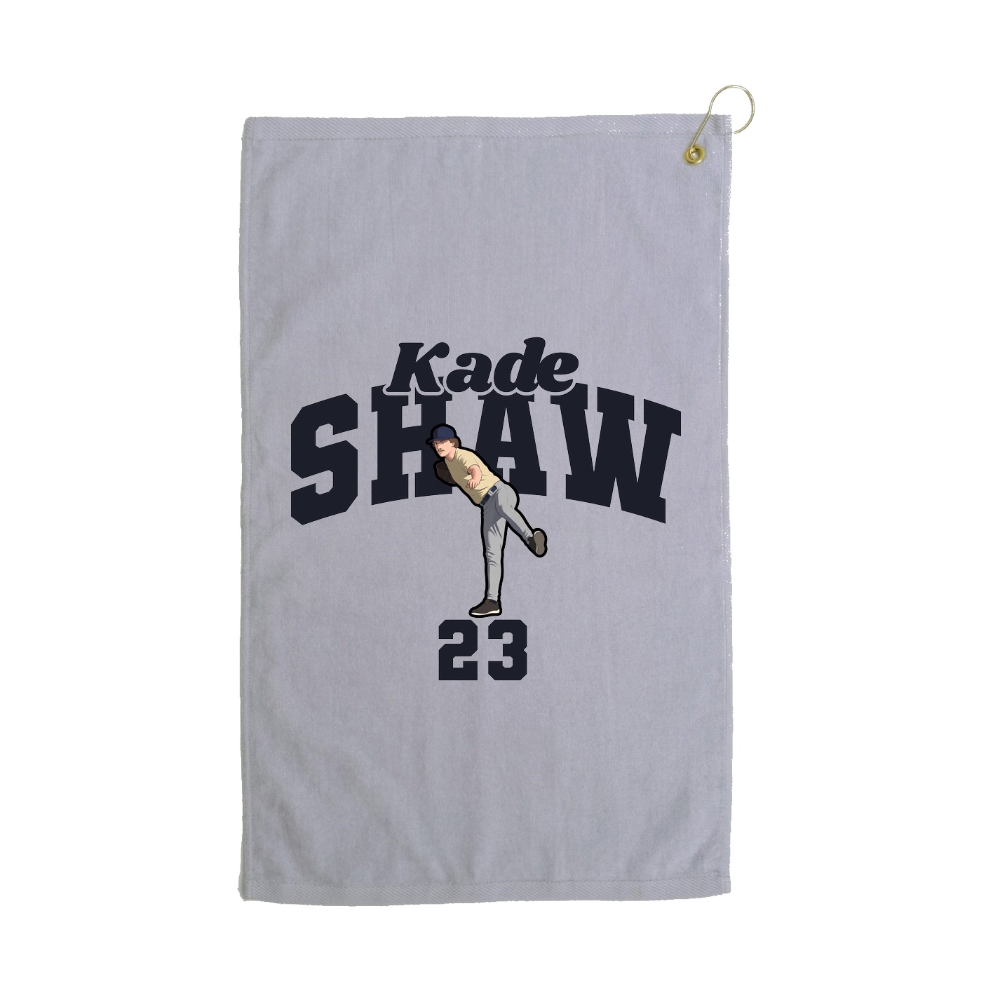 Golf Towel — Signature Arch in Grey