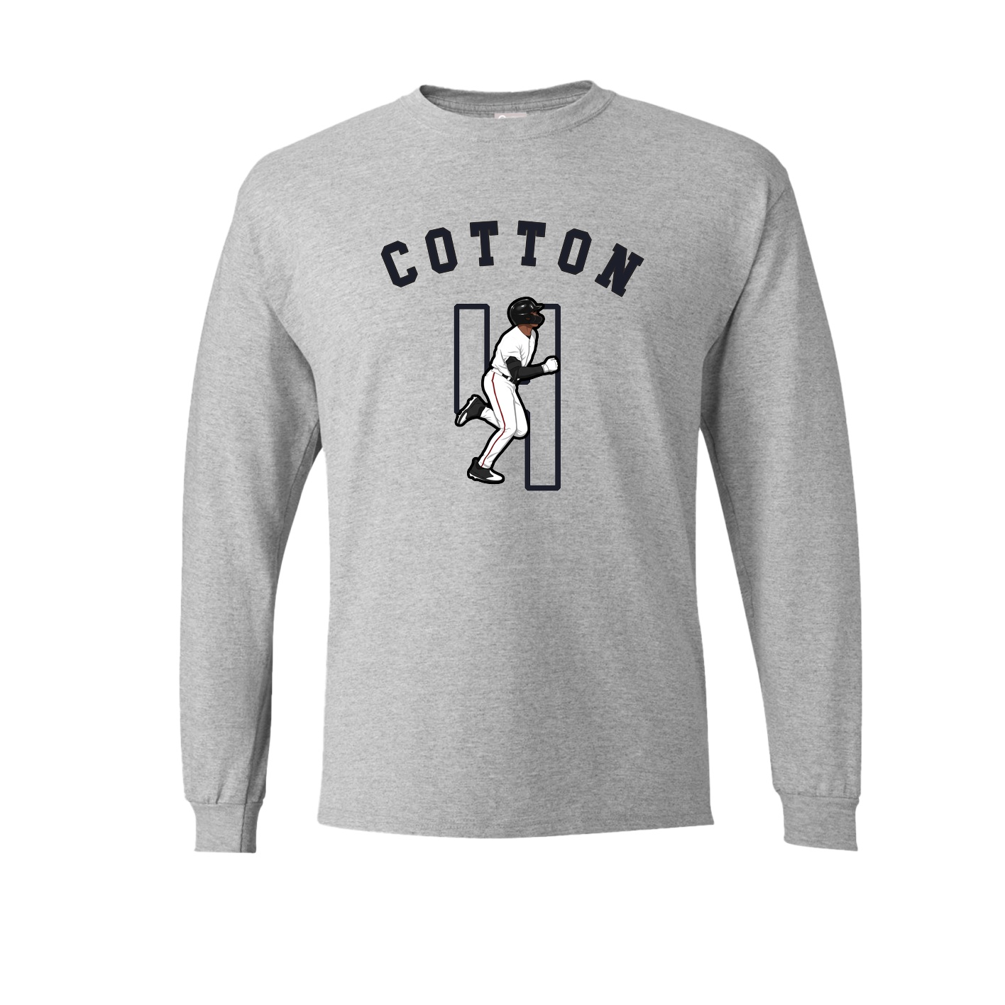 Long Sleeve Tee — Shirsey Arch in Grey
