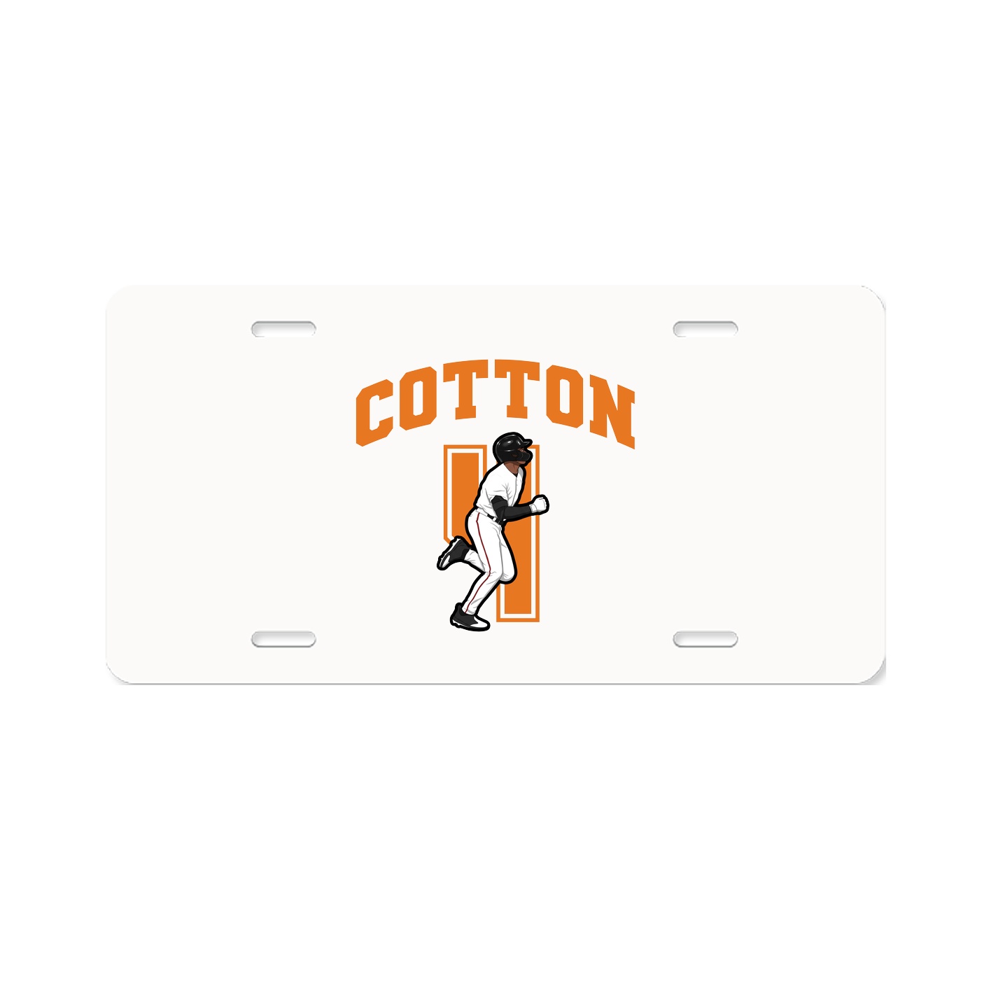 License Plate — Number in Classic