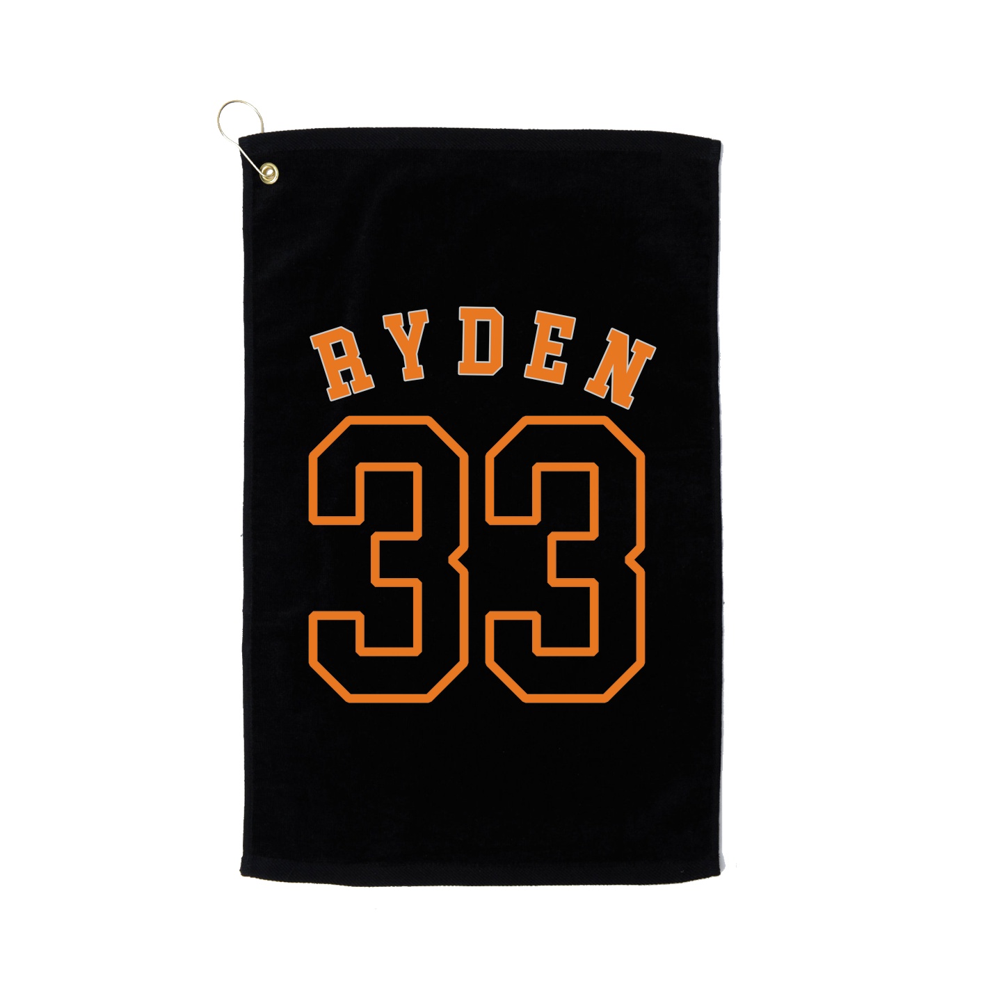 Golf Towel — Shirsey Arch in Black