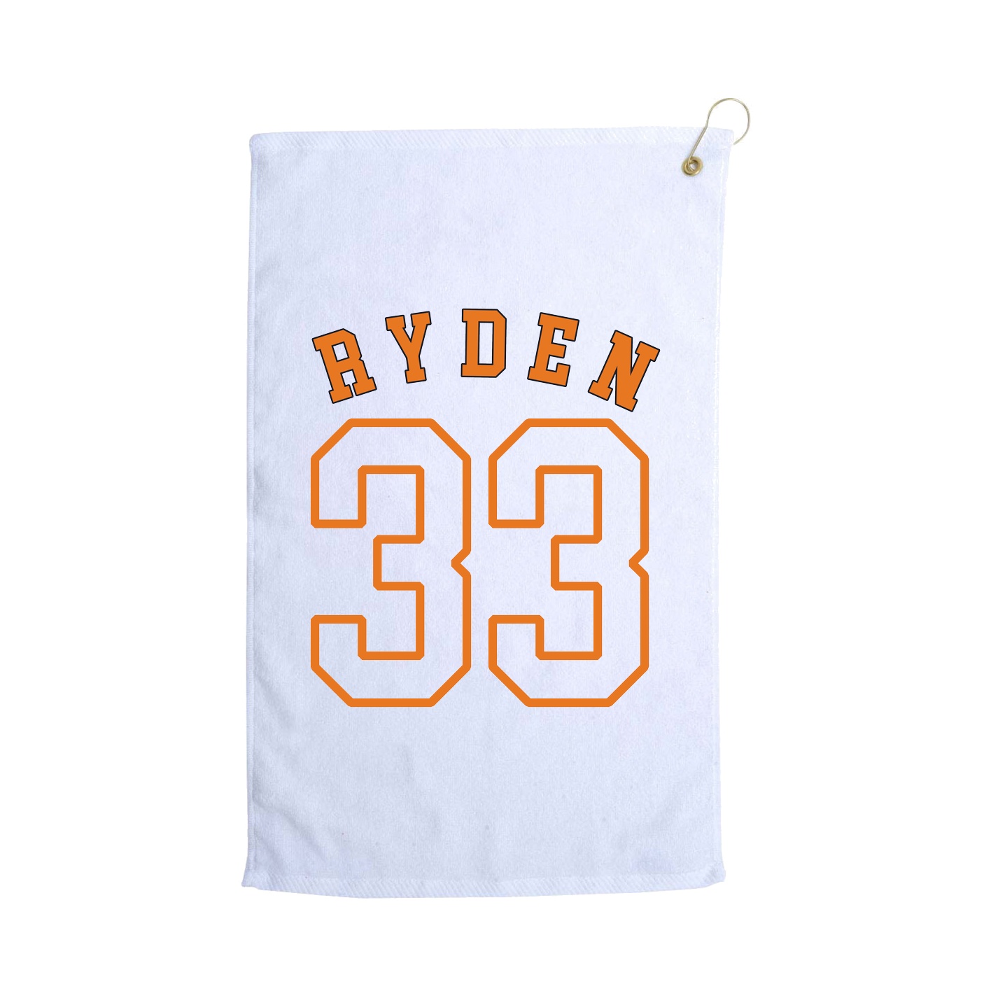 Golf Towel — Shirsey Arch in White