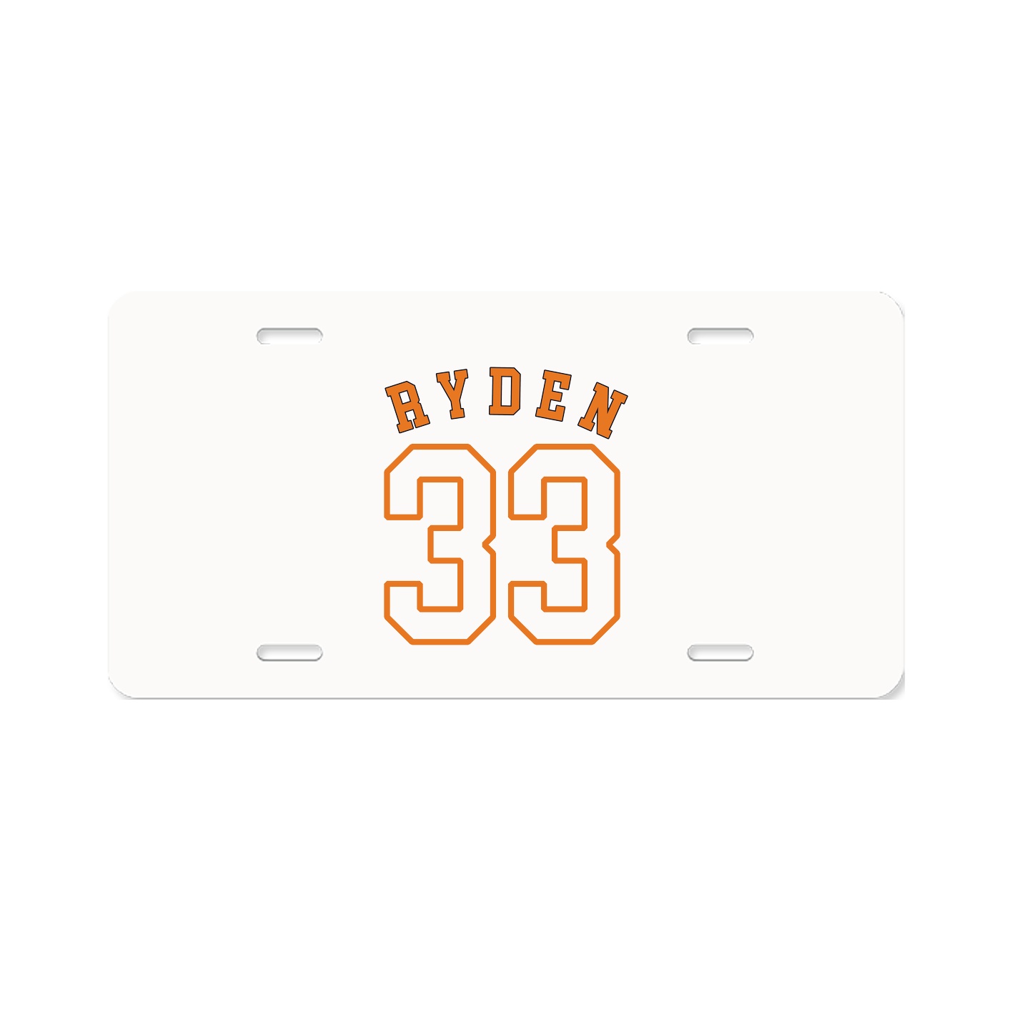 License Plate — Shirsey Arch in Classic