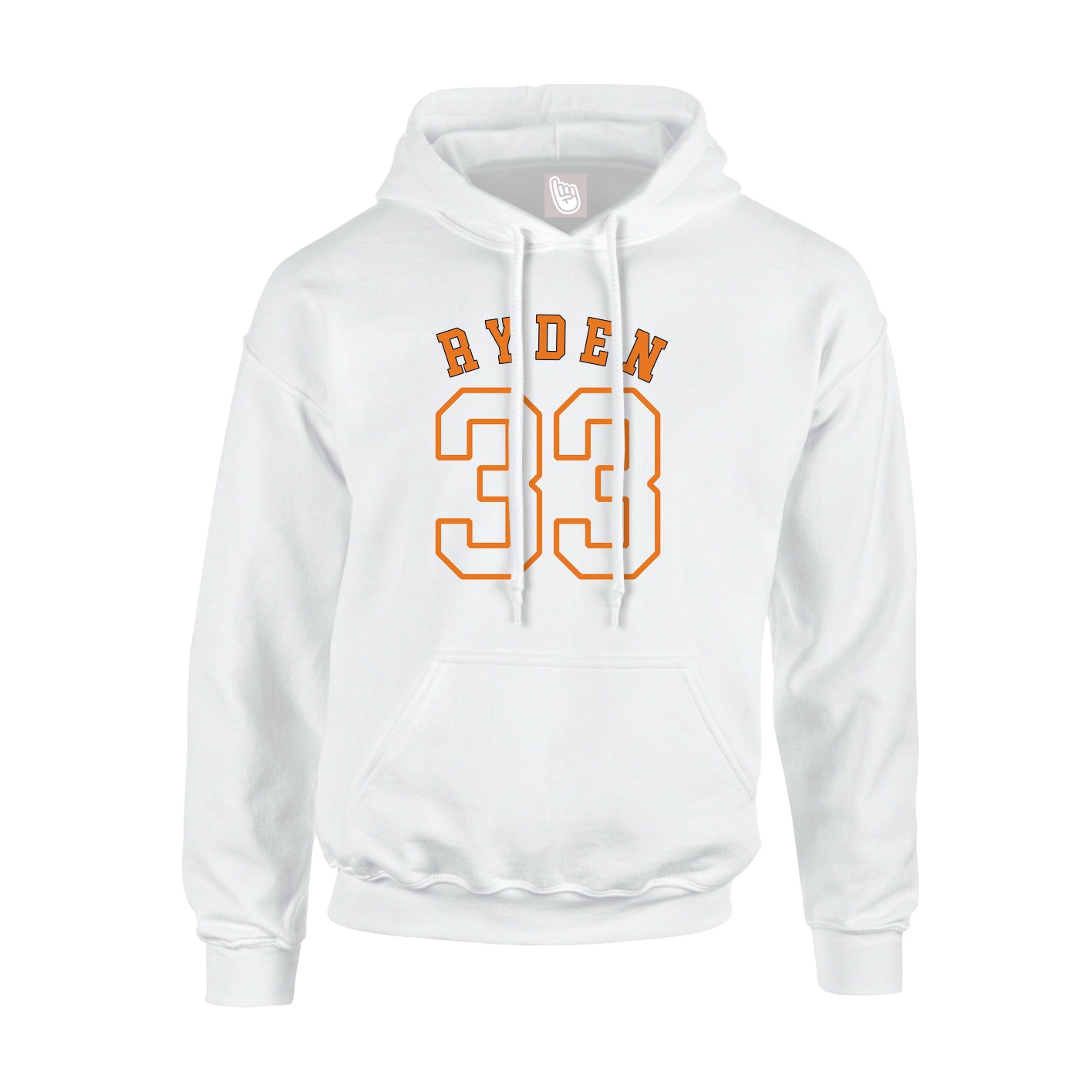 Youth Hoodie — Shirsey Arch in White