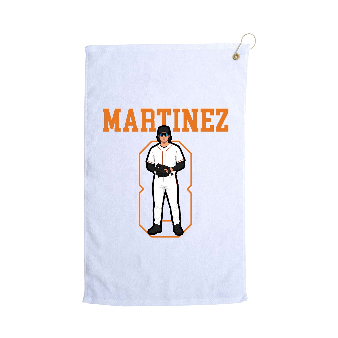 Golf Towel — Shirsey in White