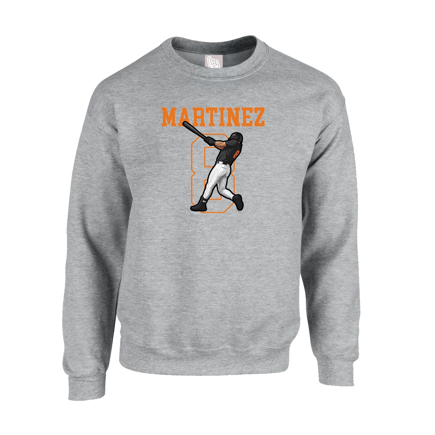 Fleece Crew — Shirsey in Grey