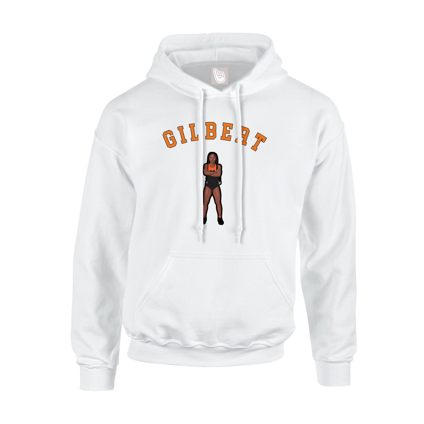 Hoodie — Shirsey Arch in White