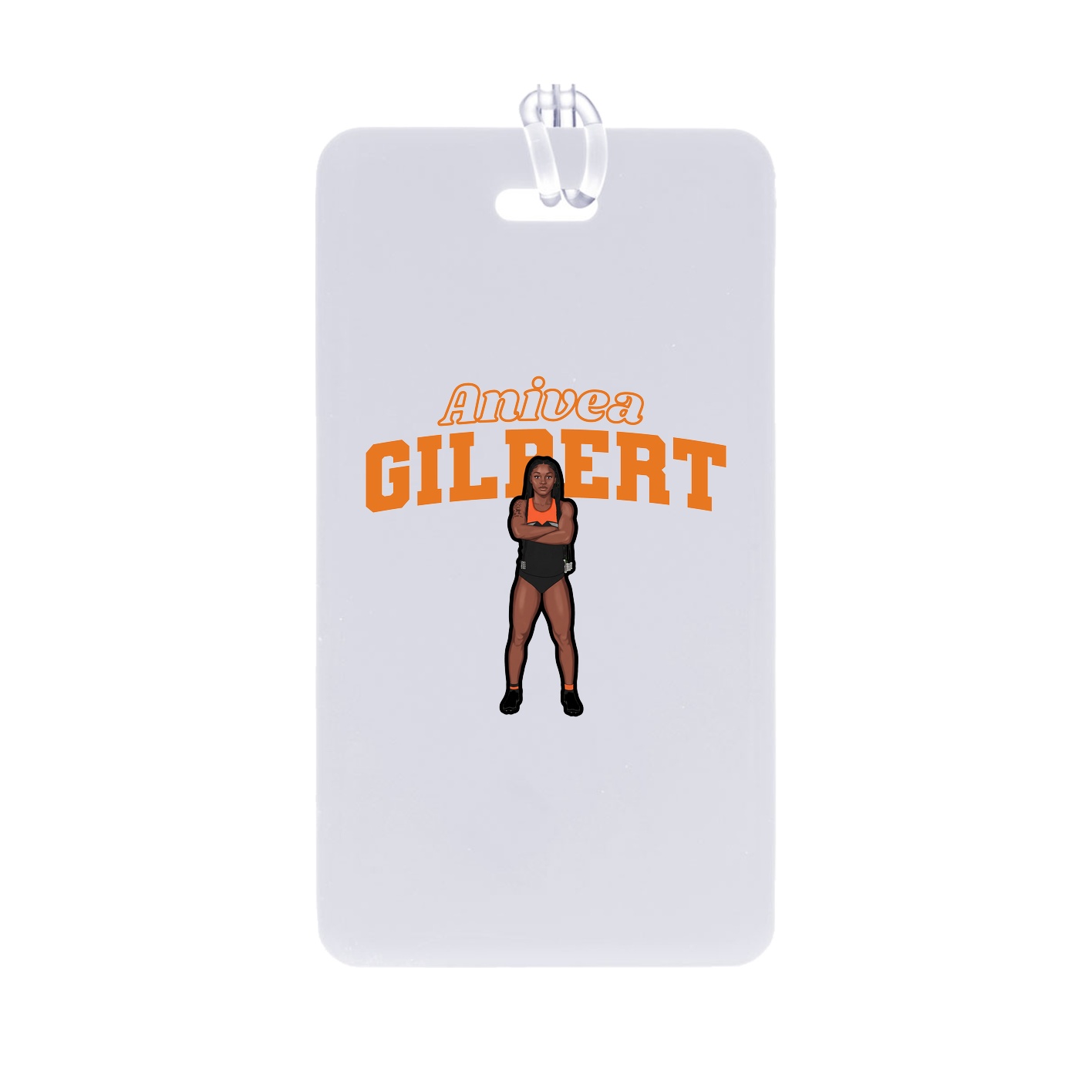 Bag Tag — Name Arch in Classic