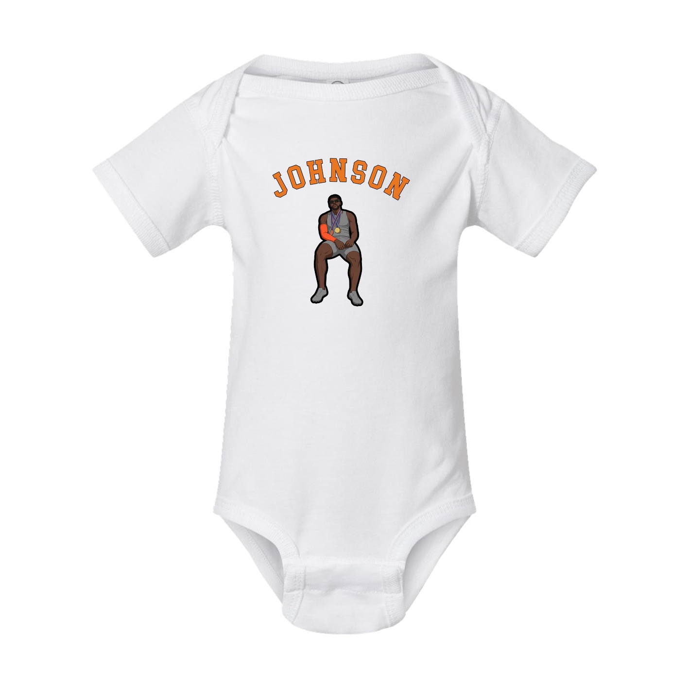 Baby Onesie — Shirsey Arch in White