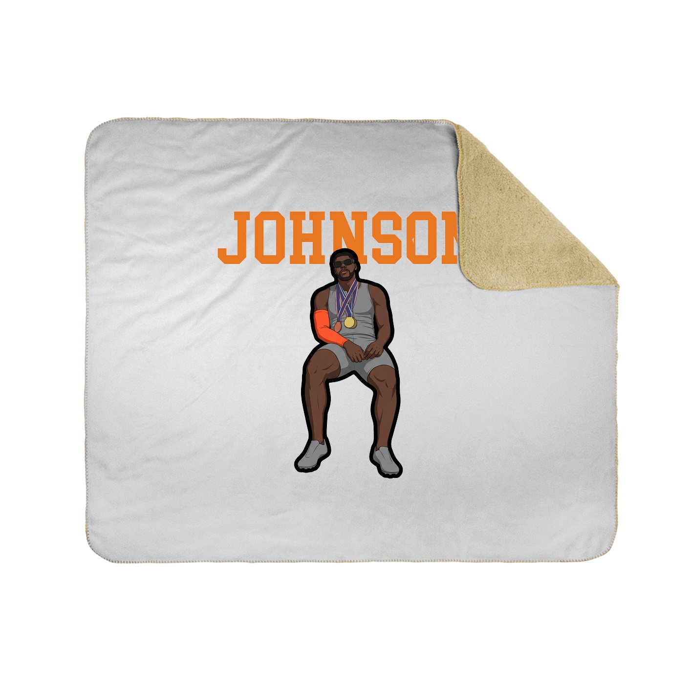 Throw Blanket — Shirsey in White