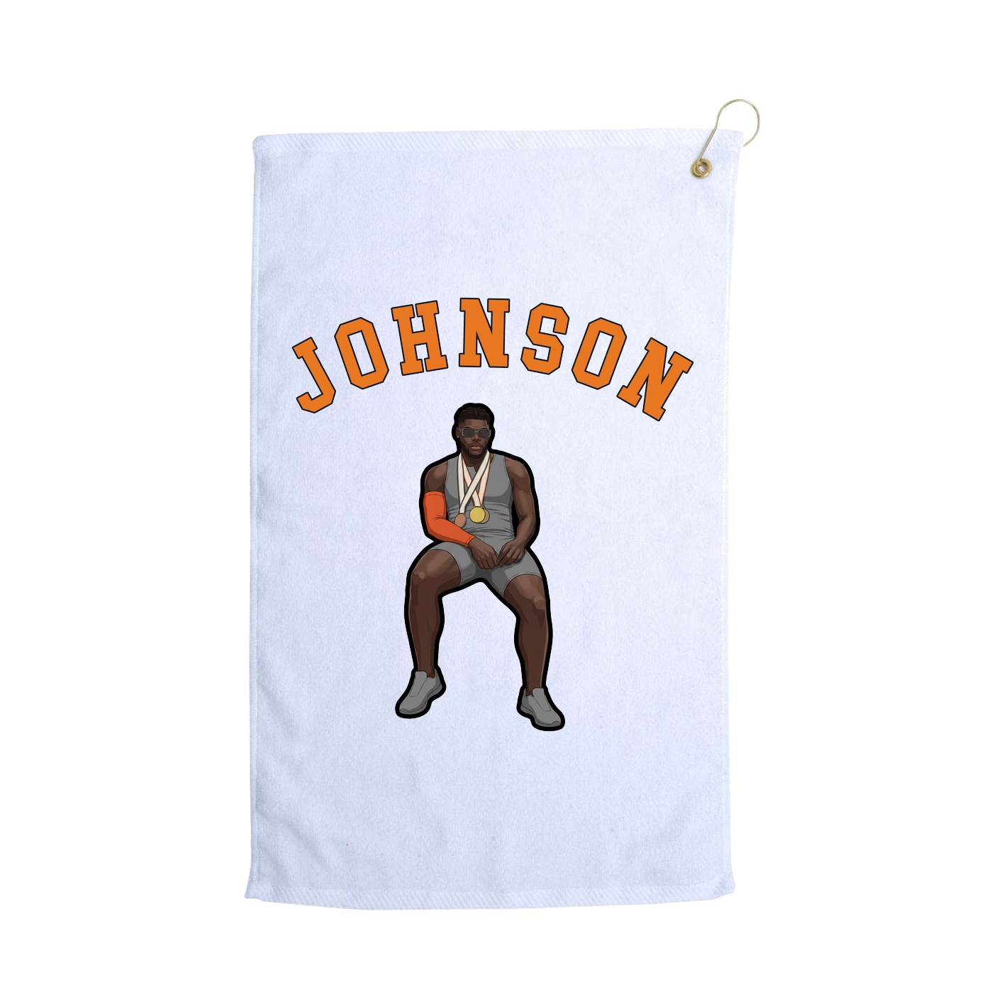 Golf Towel — Shirsey Arch in White