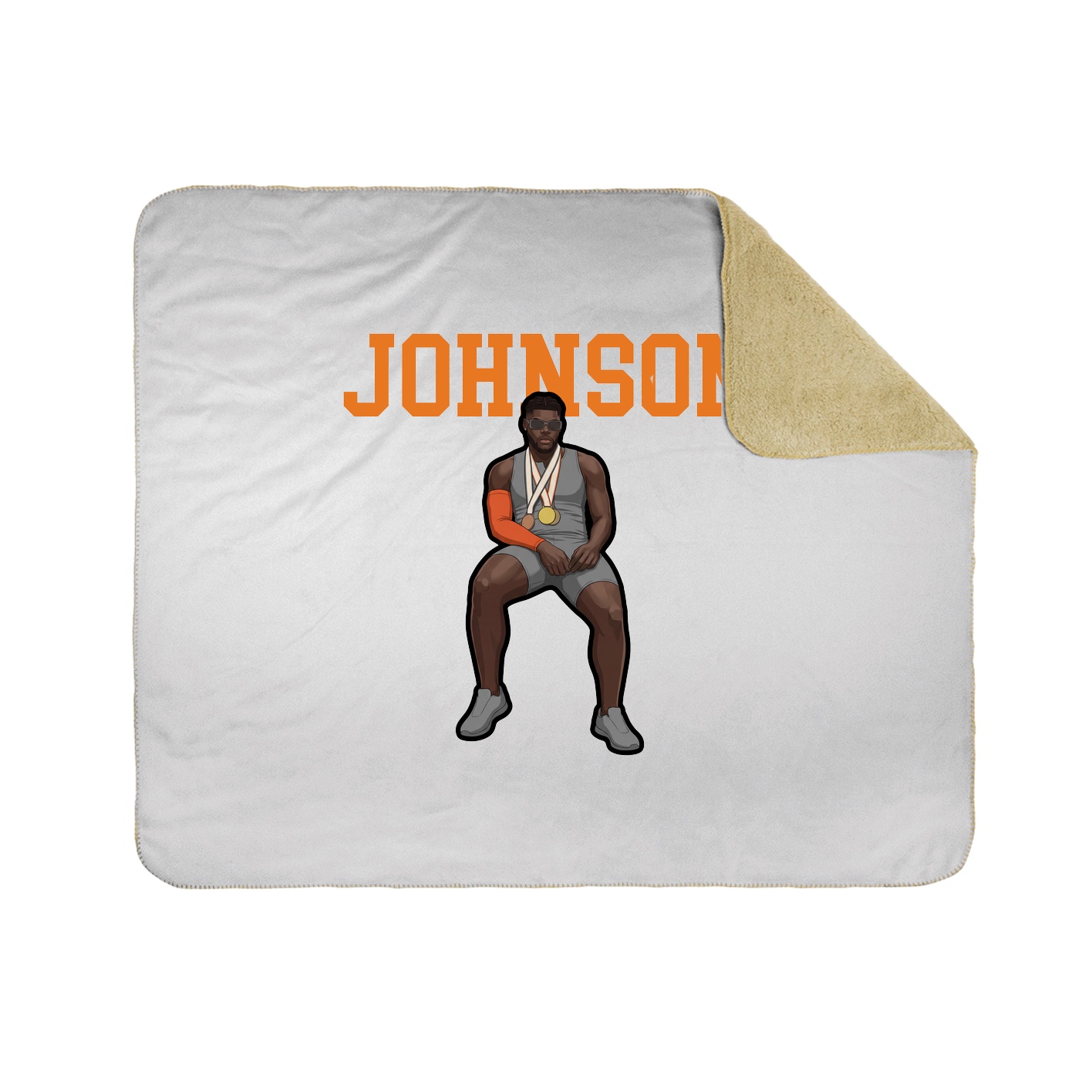 Throw Blanket — Shirsey in White